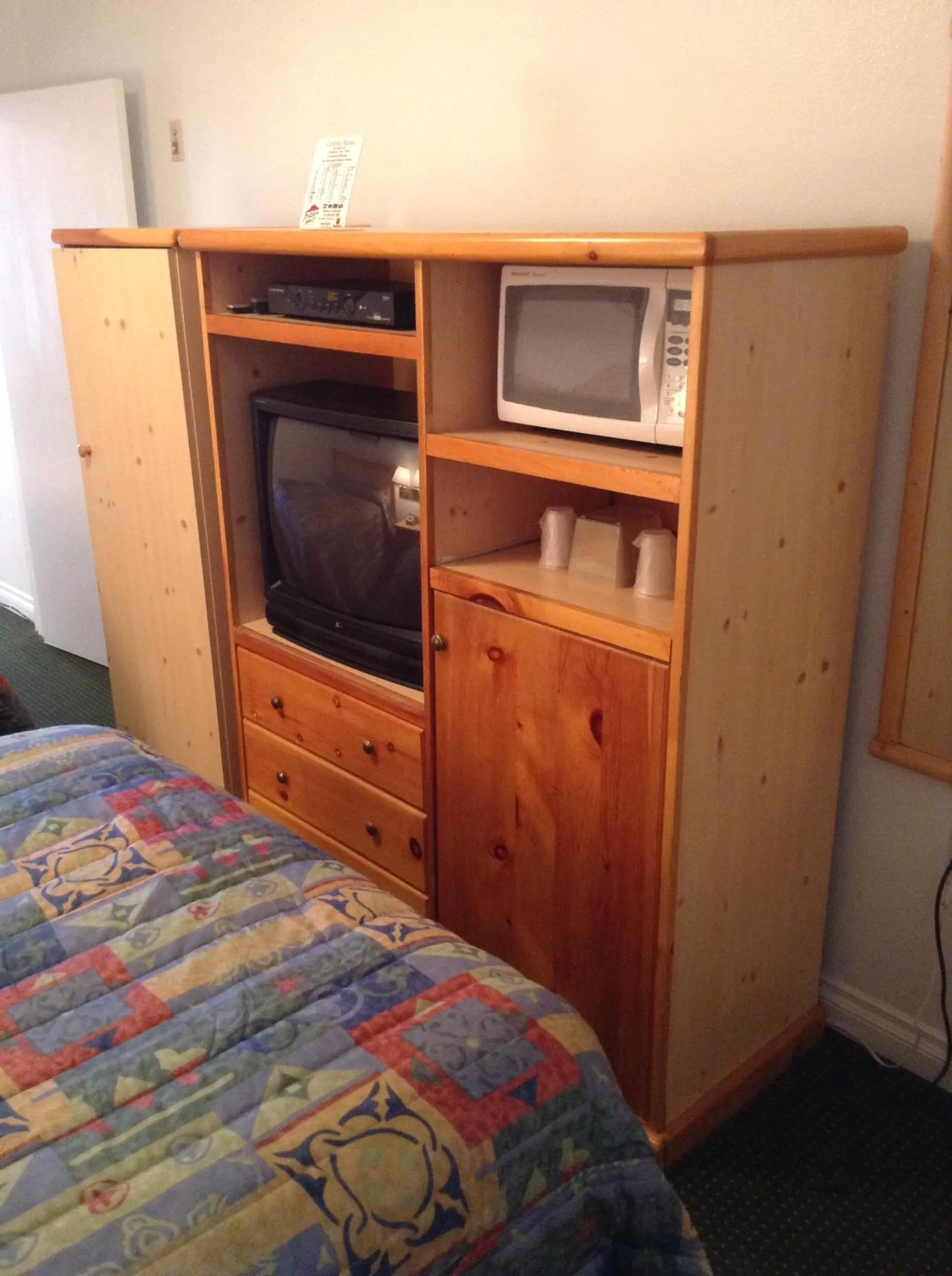 Bed in Central Motel