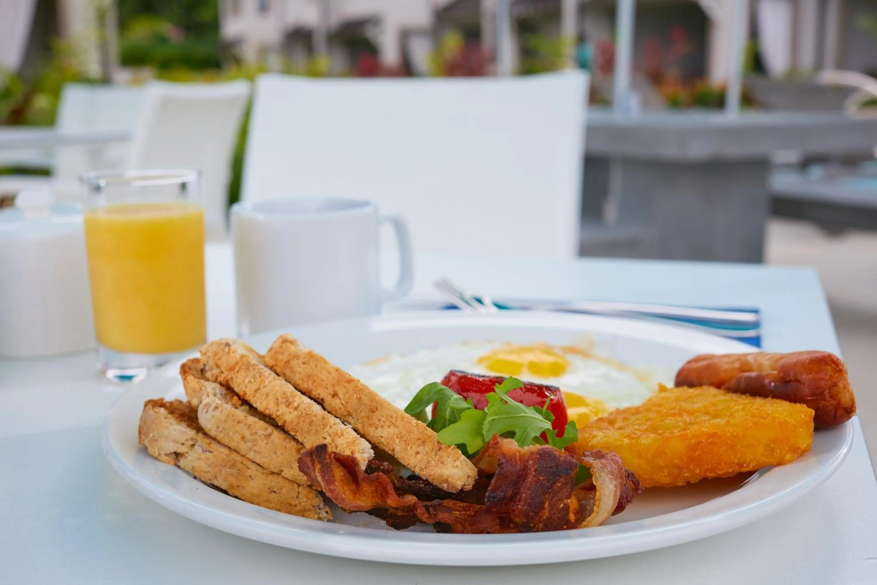 Food close-up in Beach View Hotel