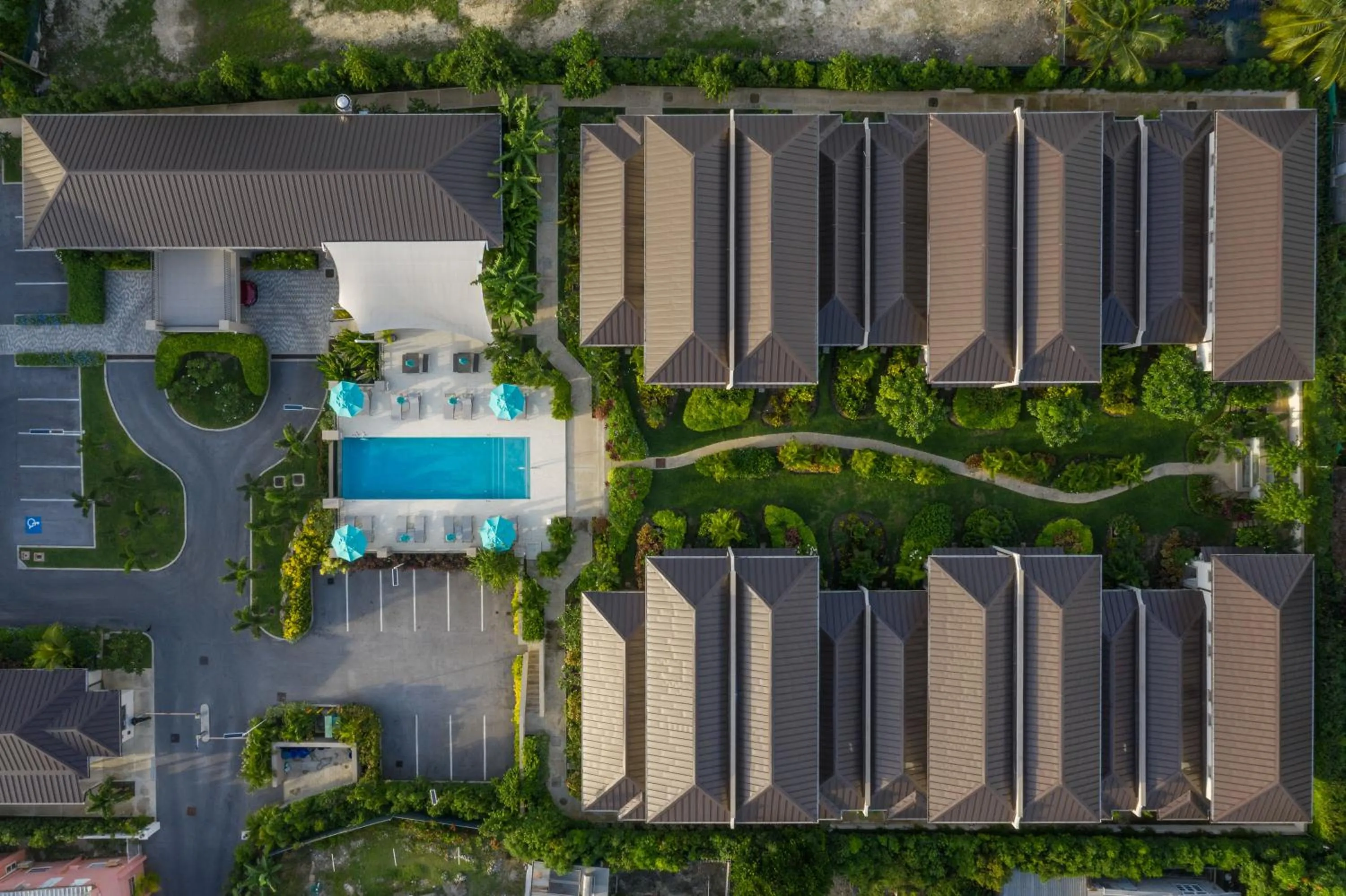 Bird's eye view in Beach View Hotel