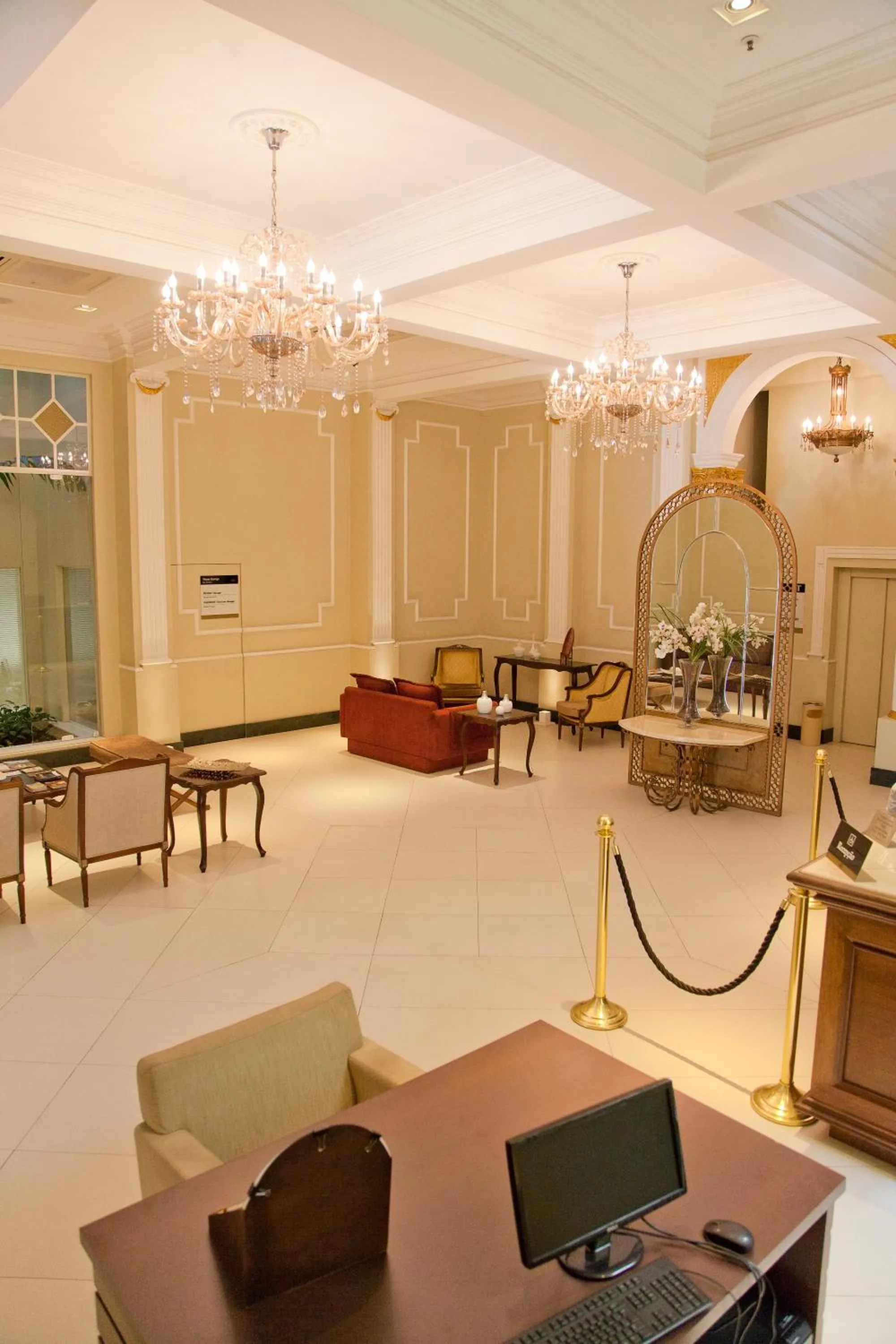 Lobby or reception in Grande Hotel Petrópolis
