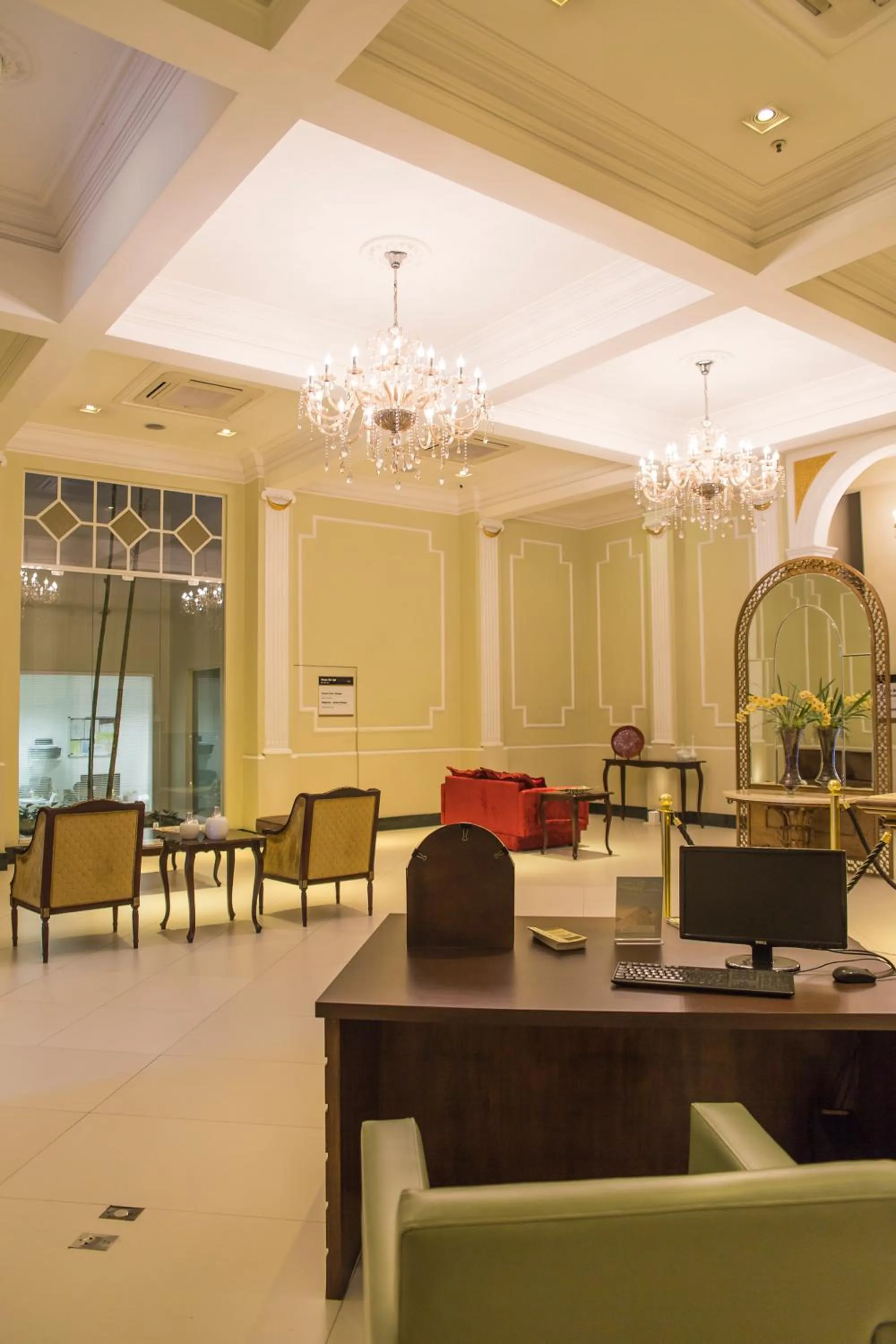Lobby or reception in Grande Hotel Petrópolis