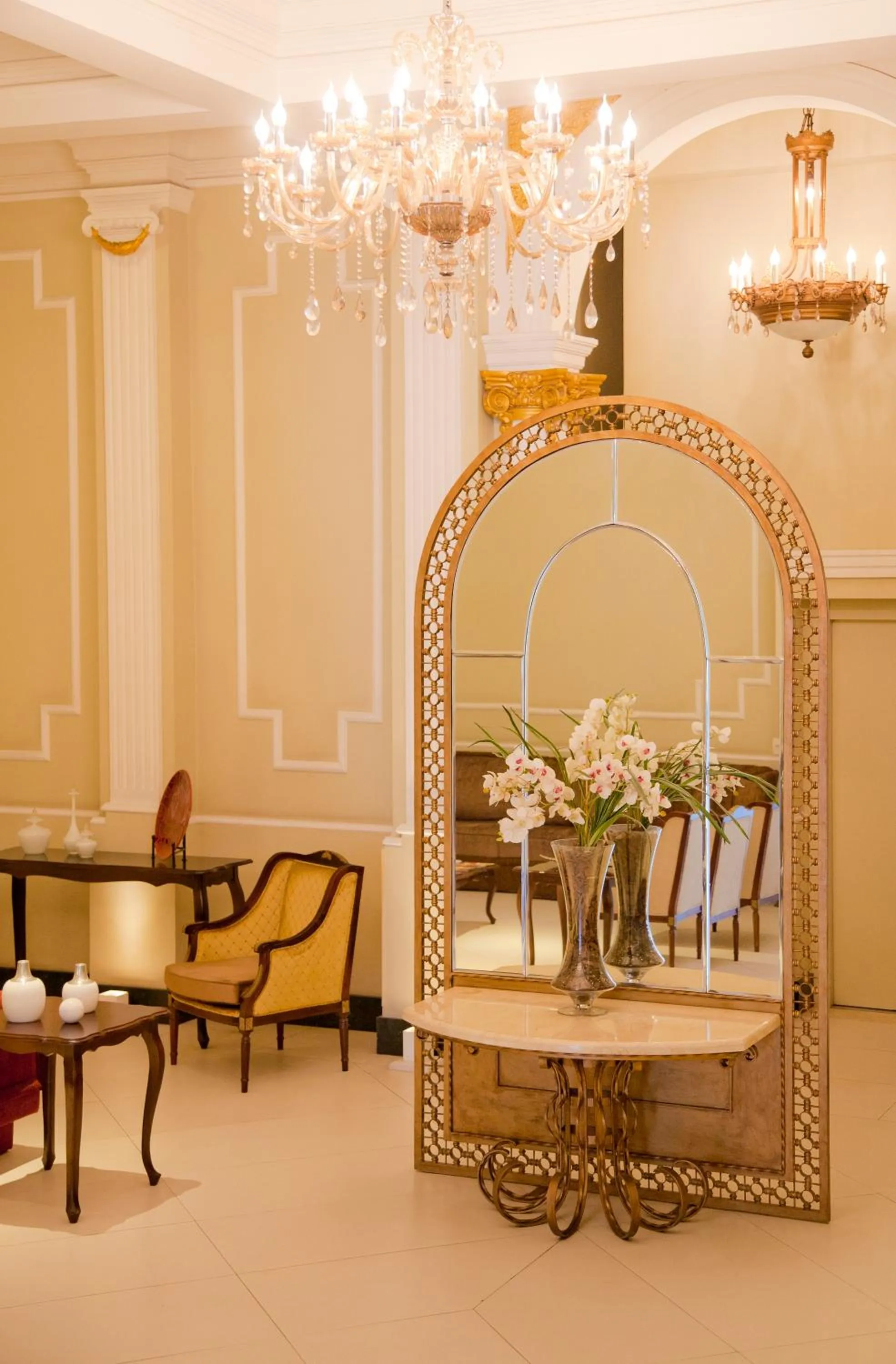 Lobby or reception in Grande Hotel Petrópolis