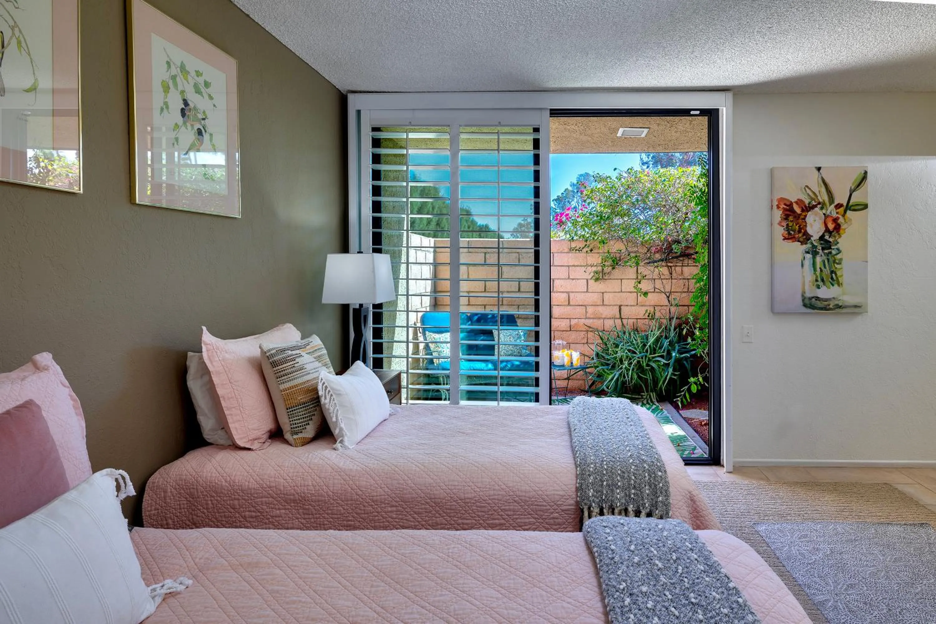 Patio, Bed in Sundance Villas by Private Villa Management