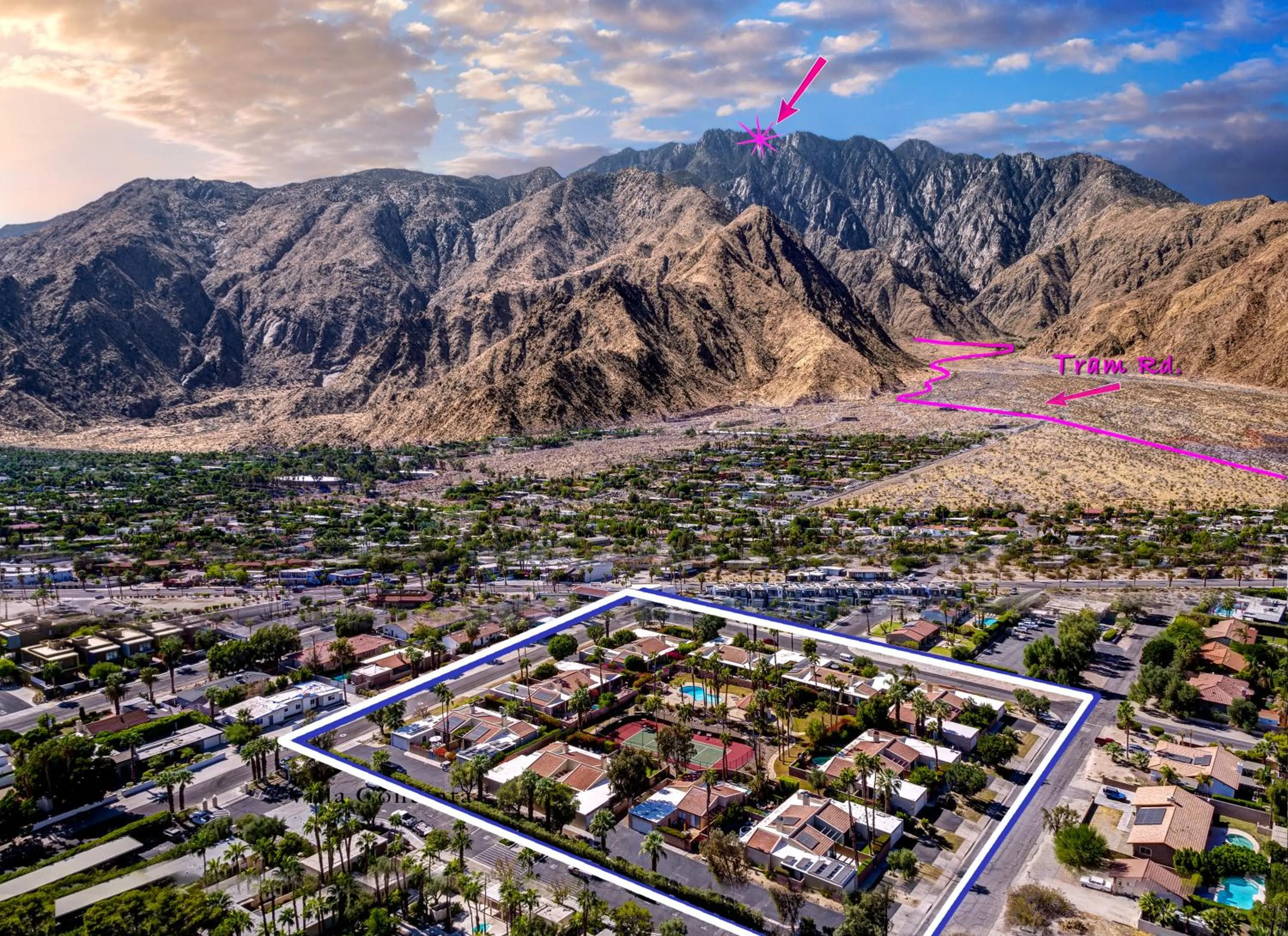 Bird's eye view in Sundance Villas by Private Villa Management