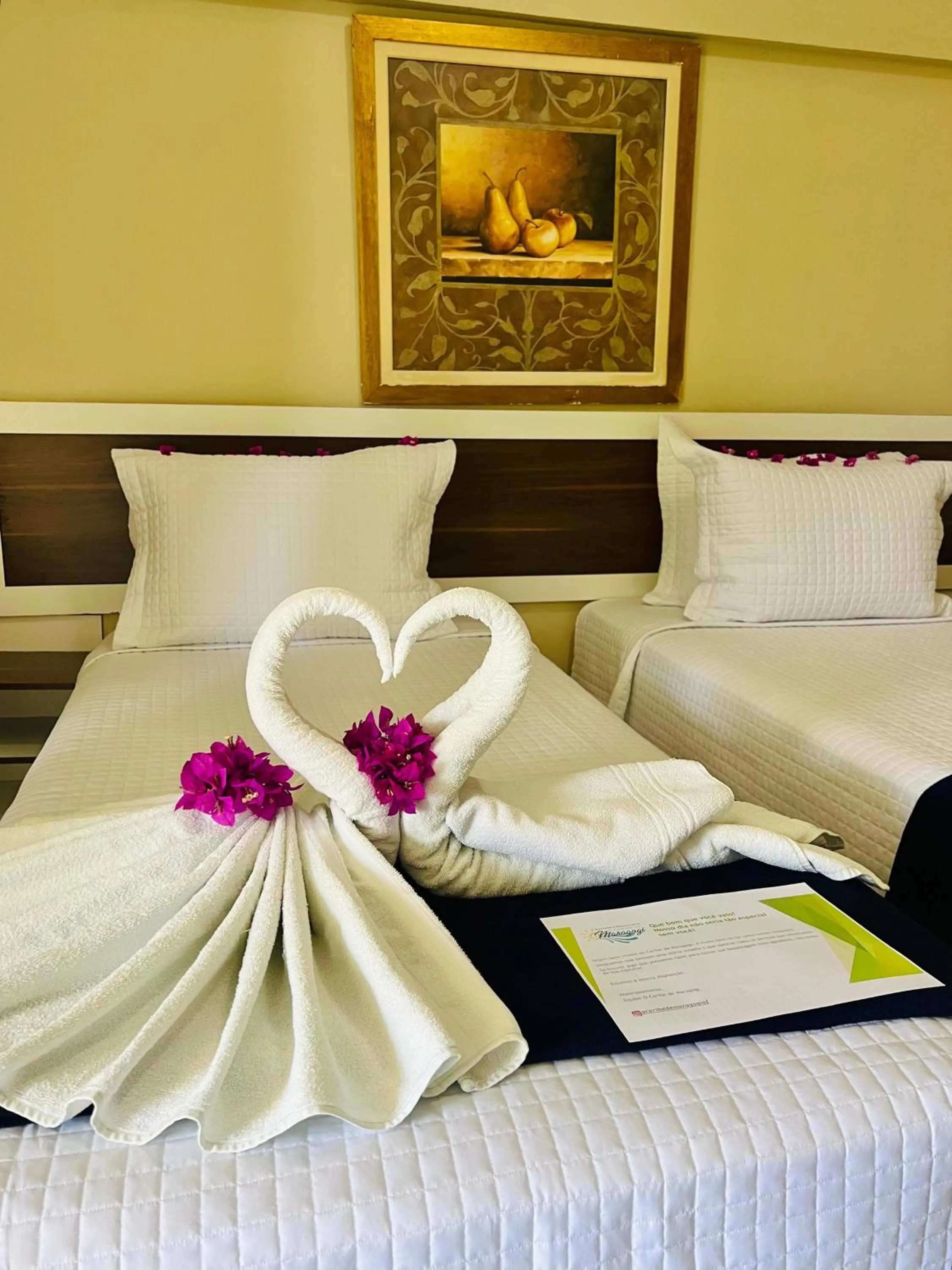 Bed in Pousada o Caribe de Maragogi