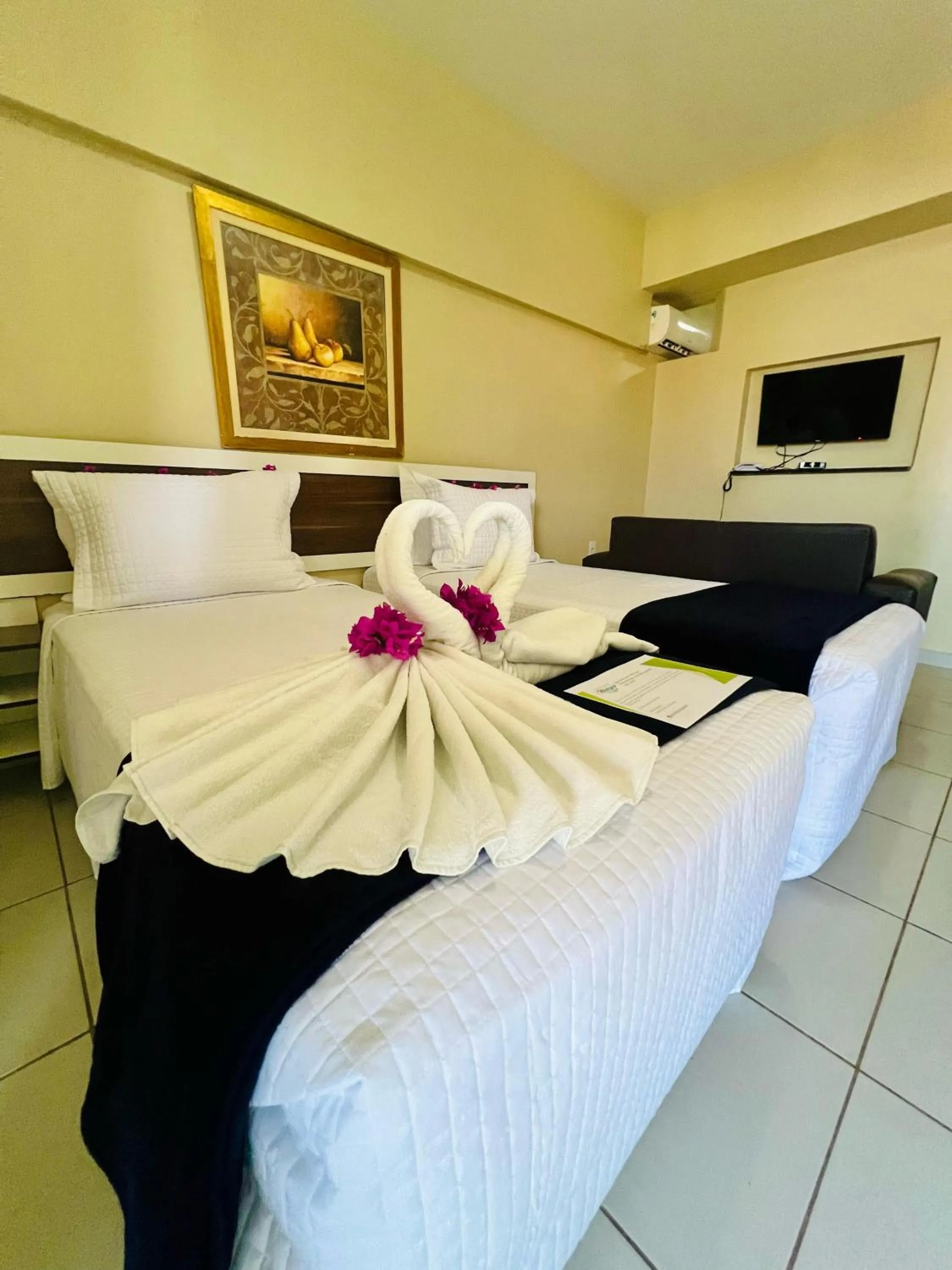 Bedroom, Bed in Pousada o Caribe de Maragogi