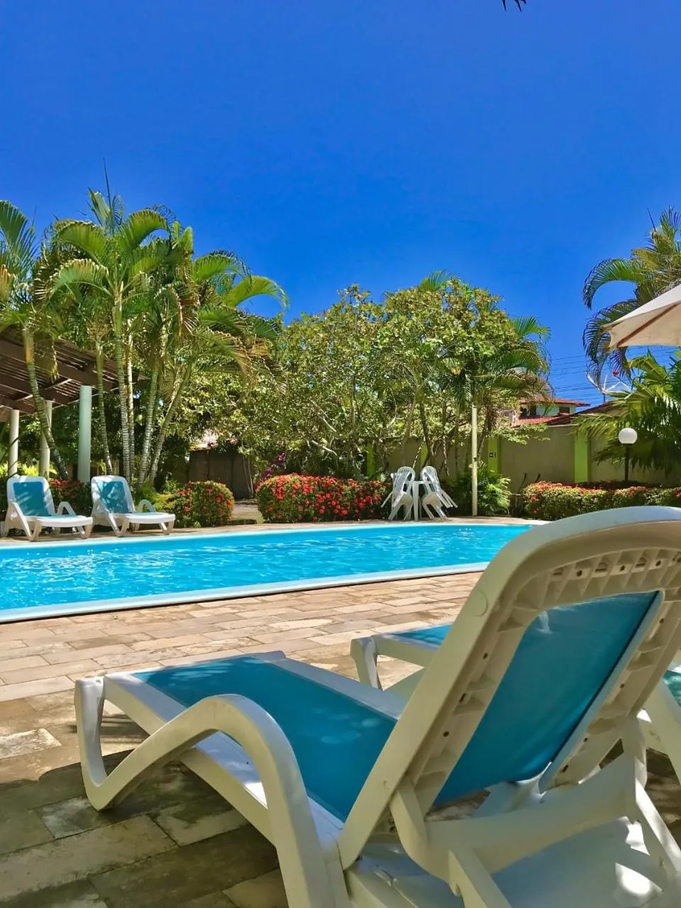 Swimming pool in Pousada o Caribe de Maragogi