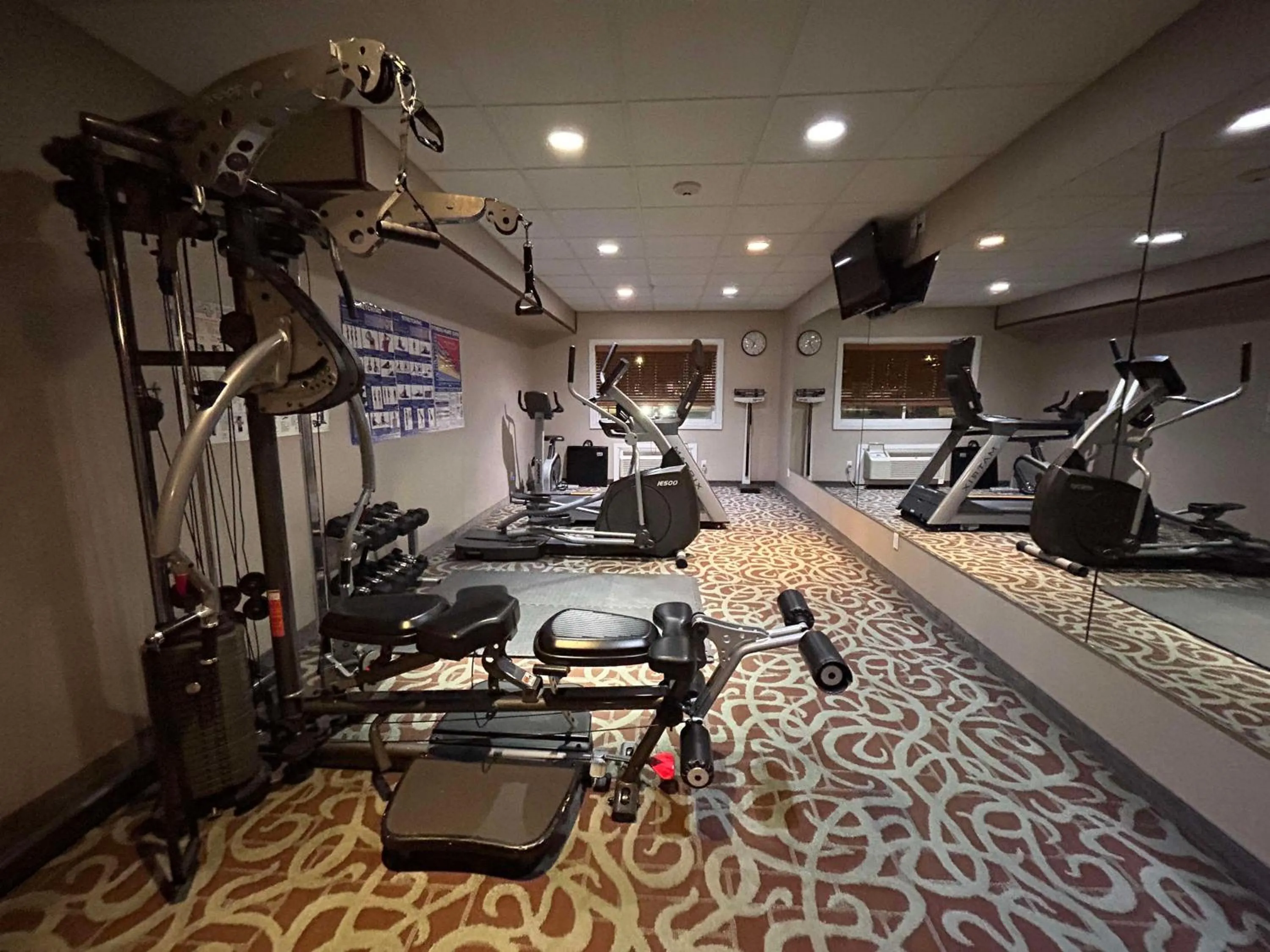 Fitness centre/facilities in Holiday Inn Express and Suites Dawson Creek, an IHG Hotel