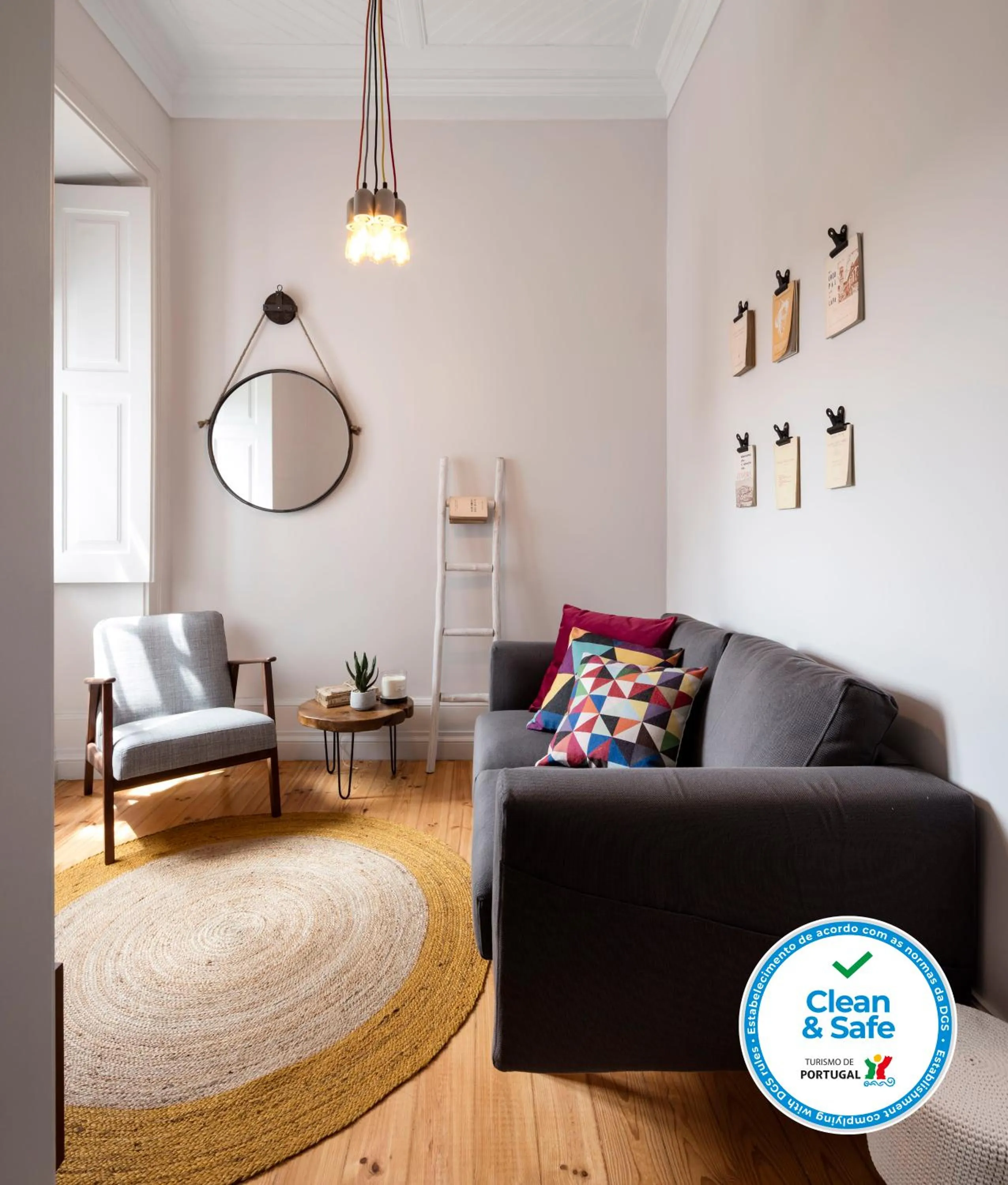 Living room in Penedo da Saudade Suites & Hostel