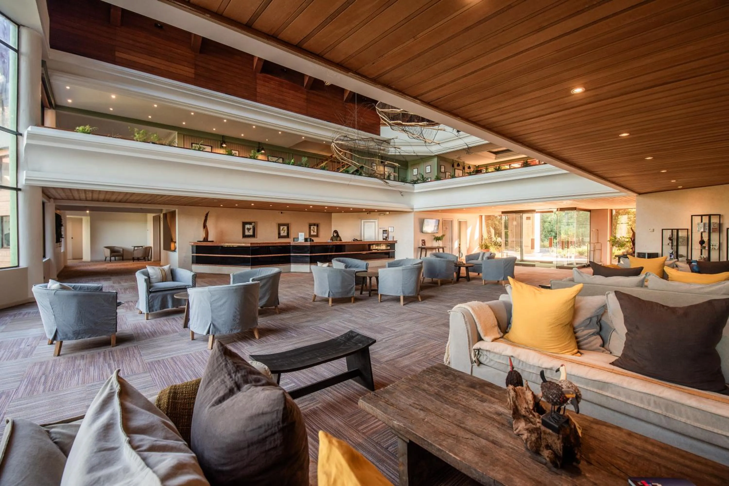 Lobby or reception in Hotel Puerta del Sur