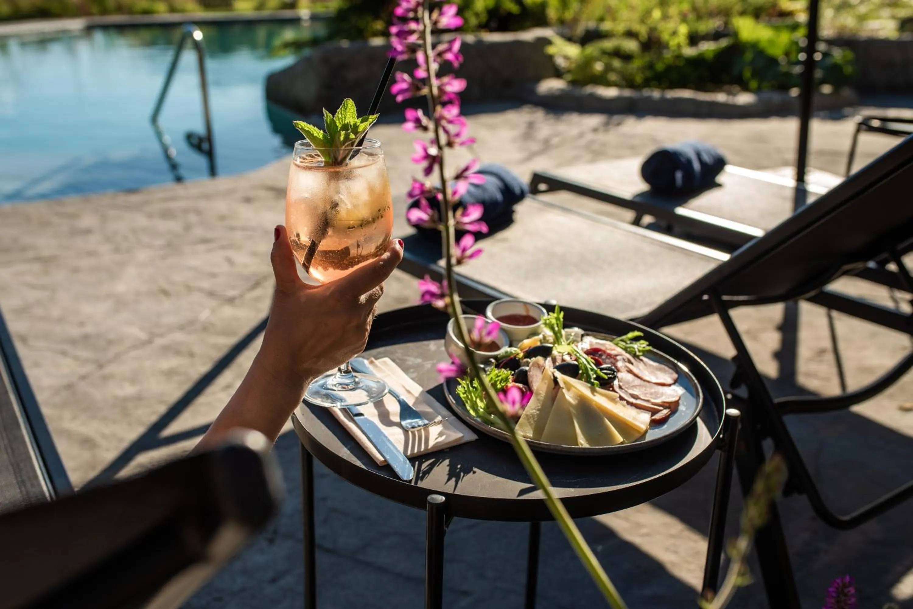 Patio in Hotel Puerta del Sur
