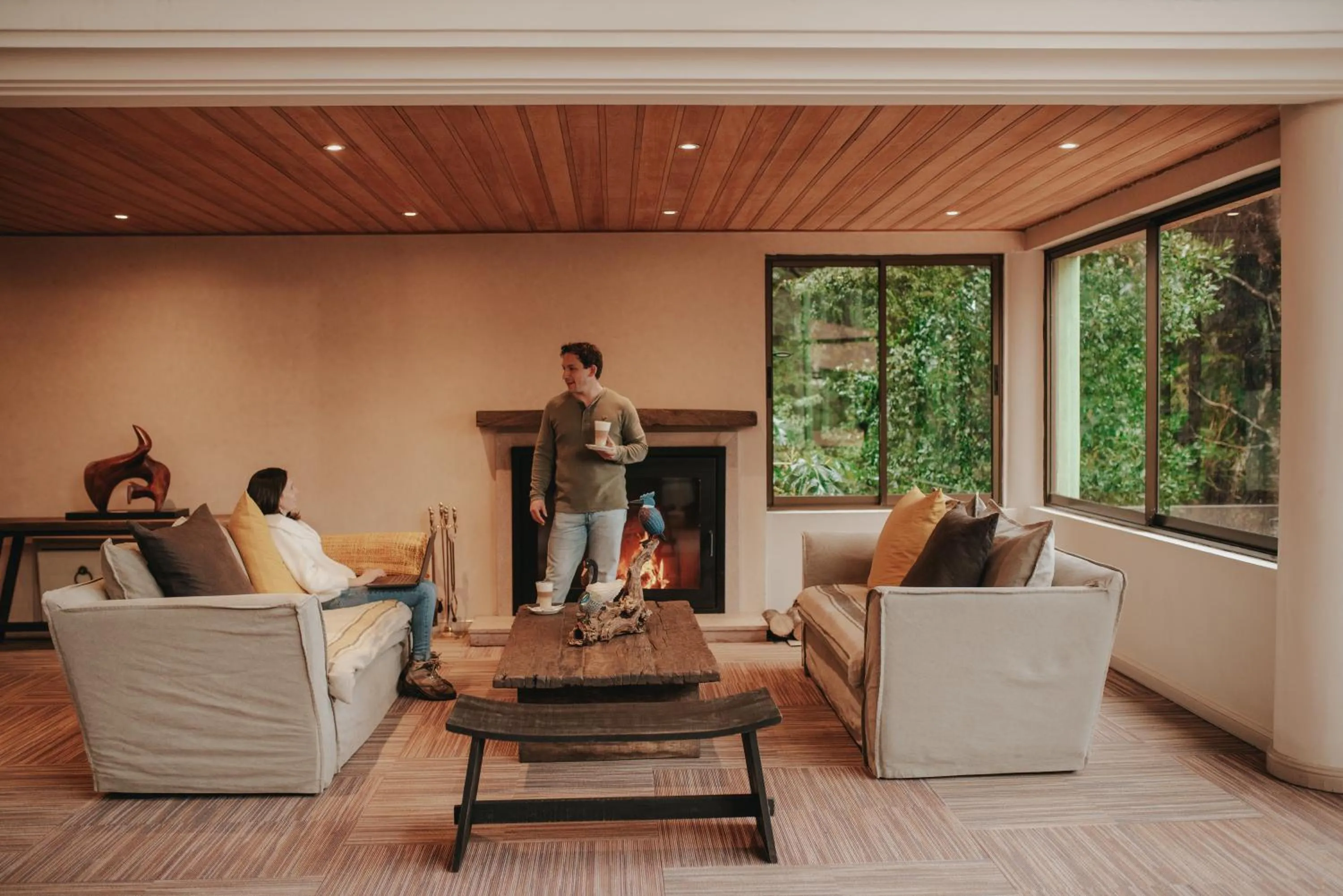 Lobby or reception in Hotel Puerta del Sur