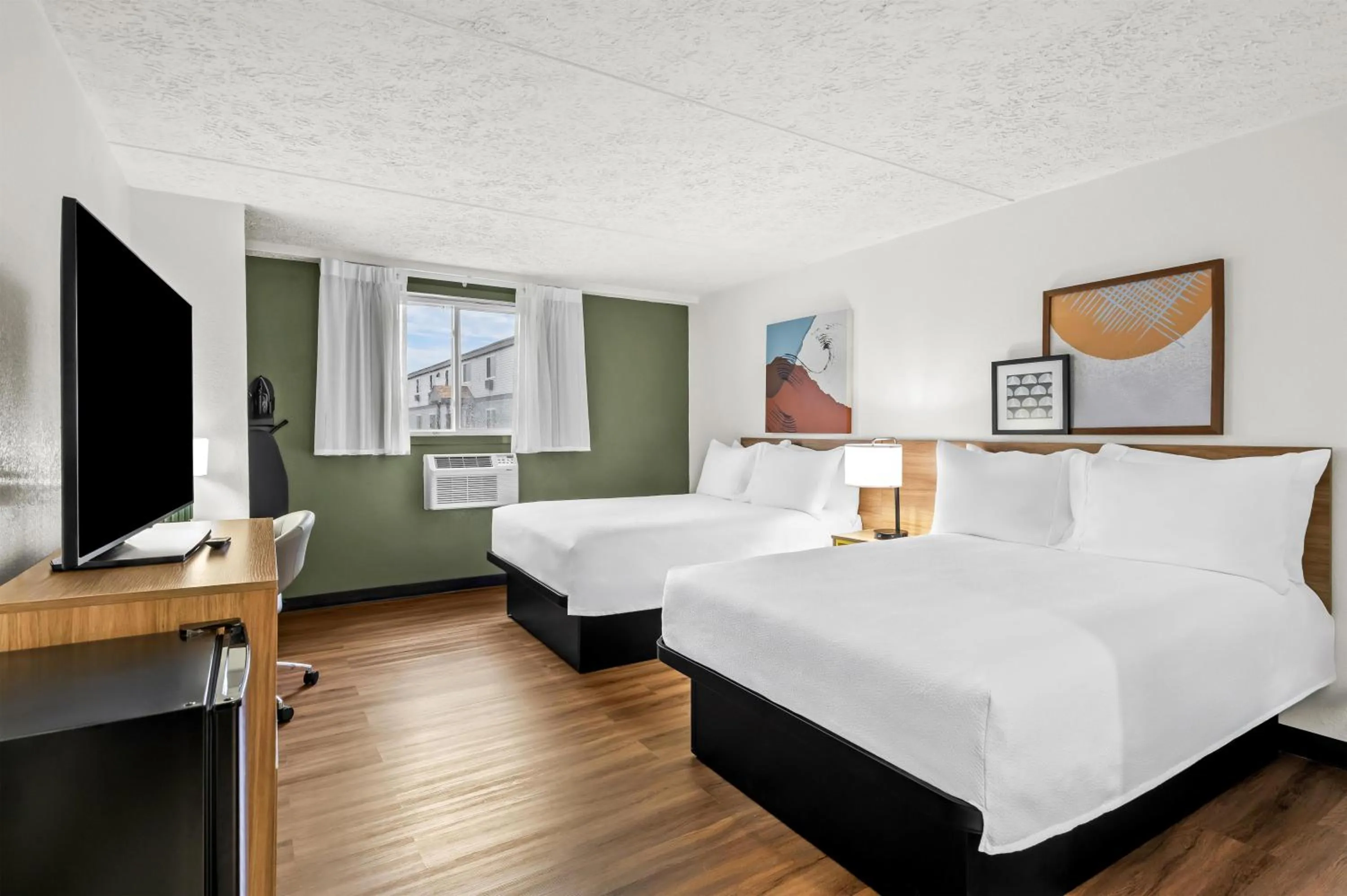 Bed in Spark by Hilton Portland Airport Maine Mall