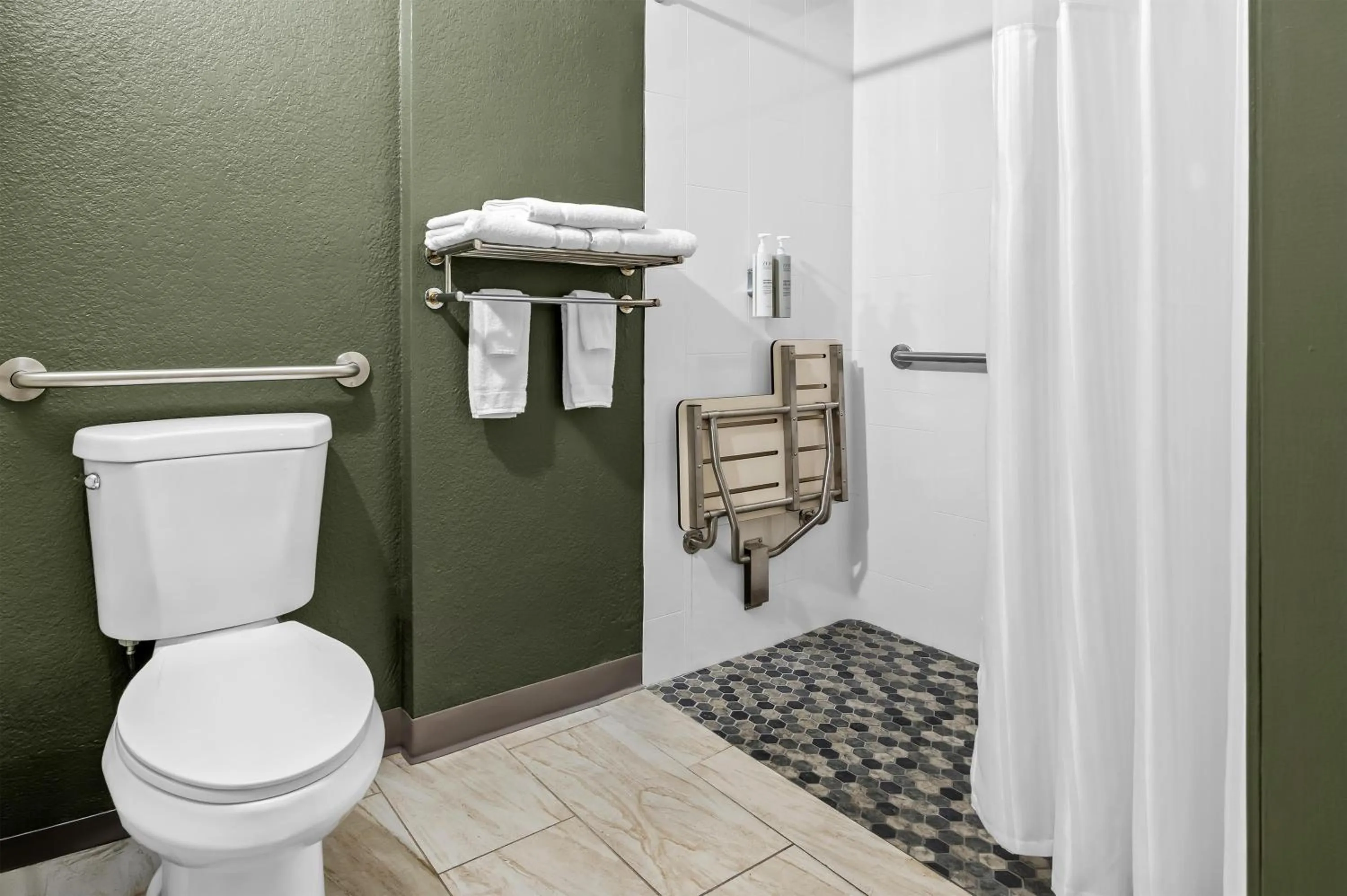 Bathroom in Spark by Hilton Portland Airport Maine Mall