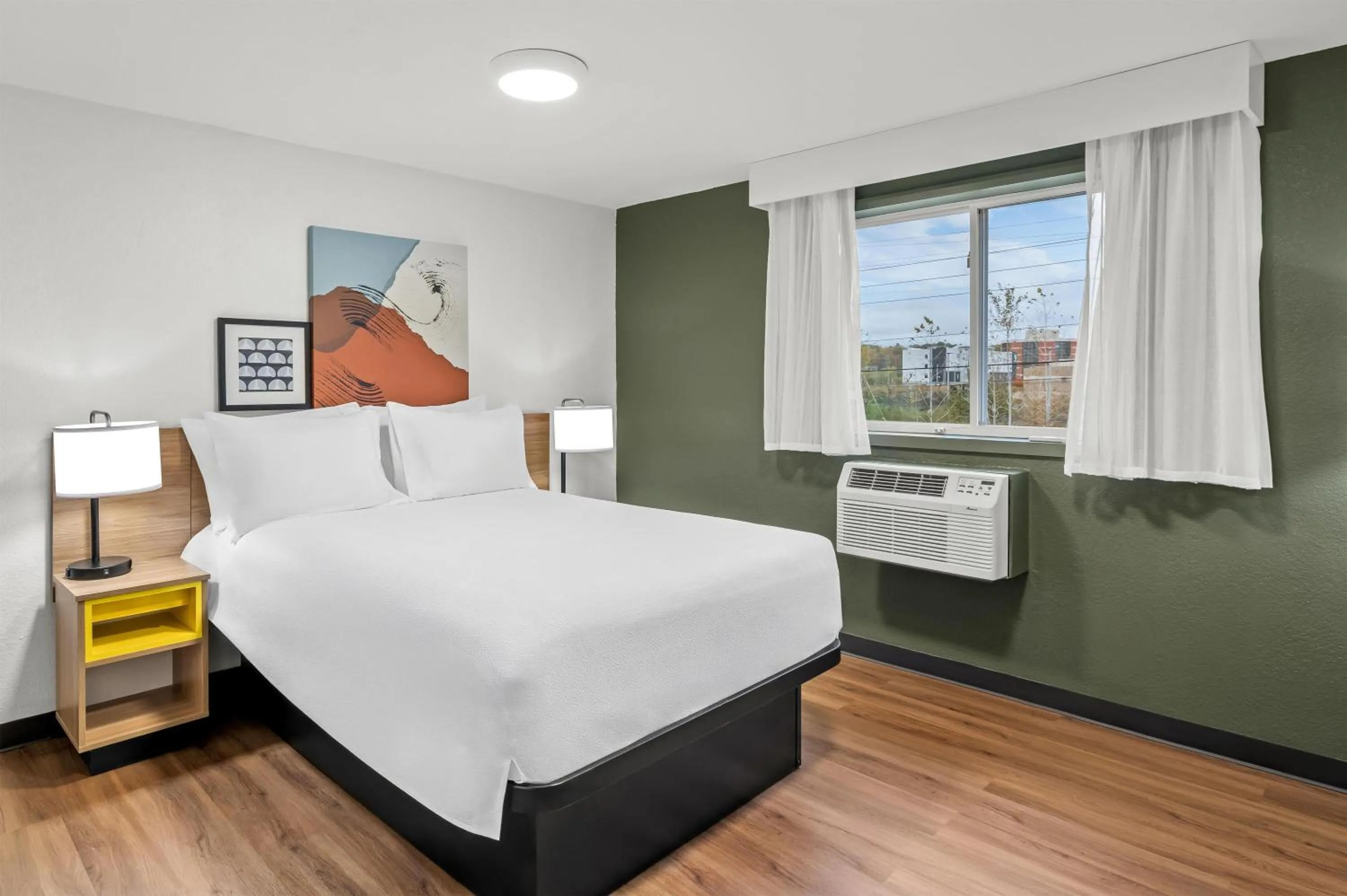 Bed in Spark by Hilton Portland Airport Maine Mall