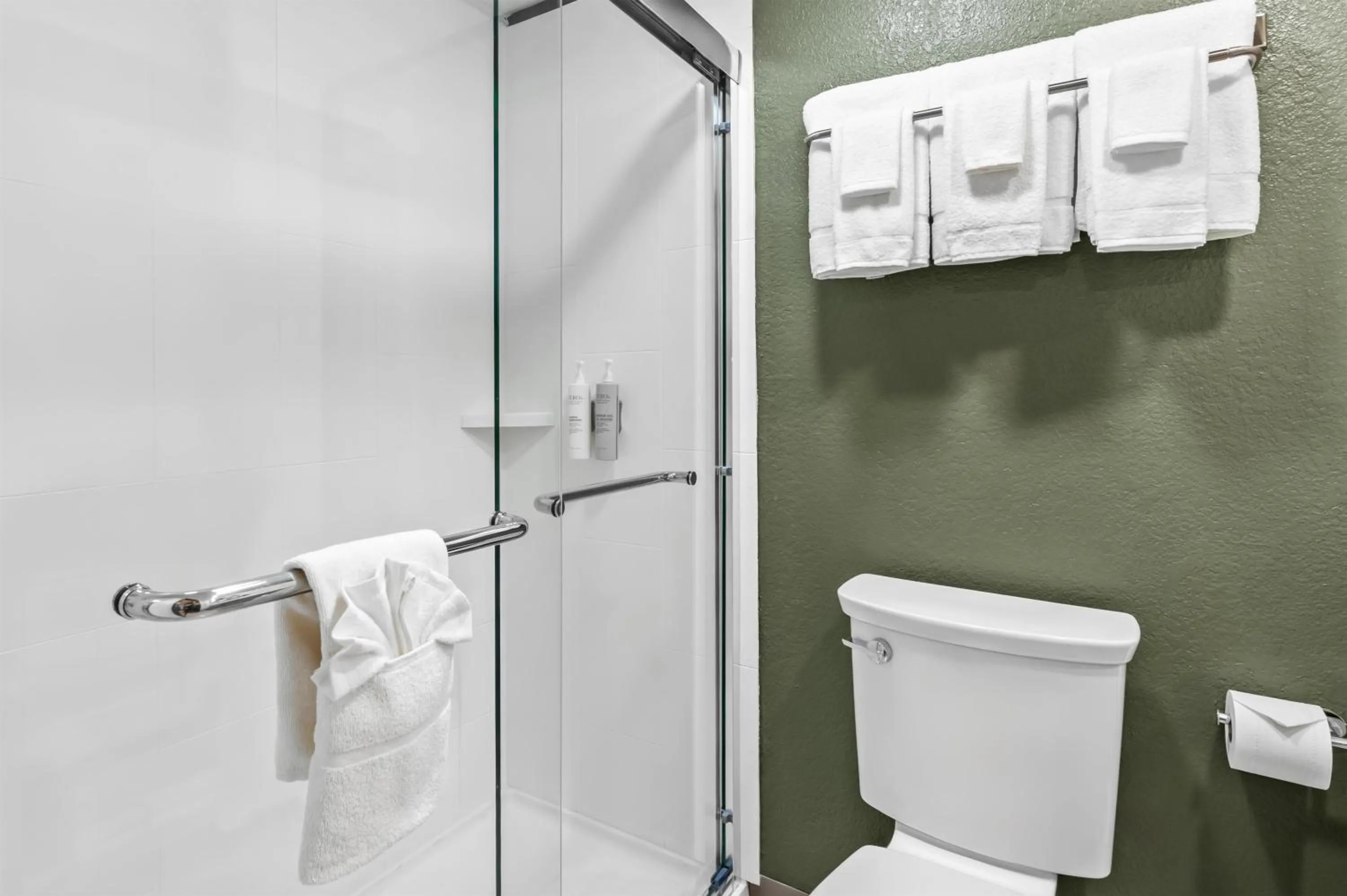 Bathroom in Spark by Hilton Portland Airport Maine Mall