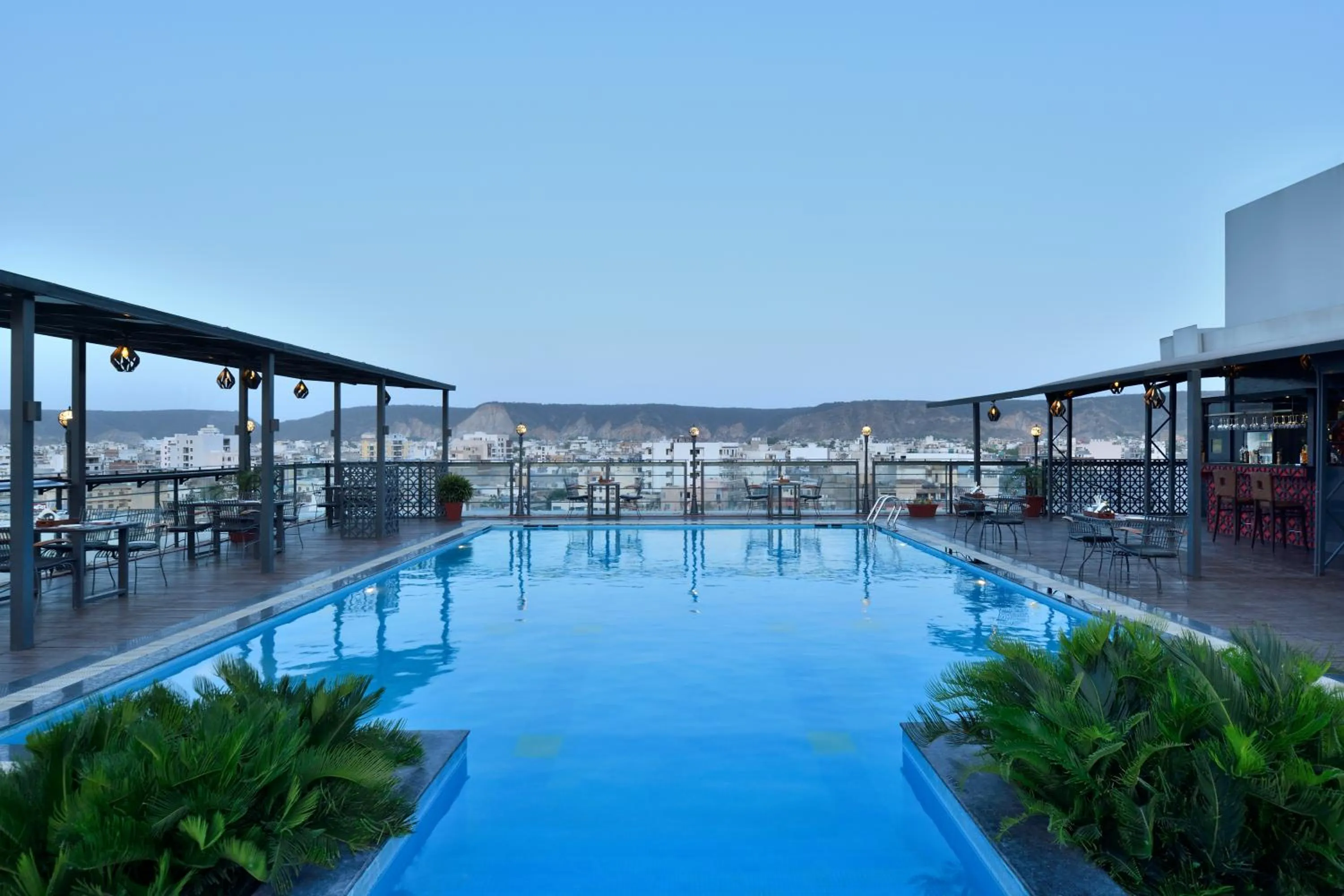 Swimming pool in Ramada By Wyndham Jaipur