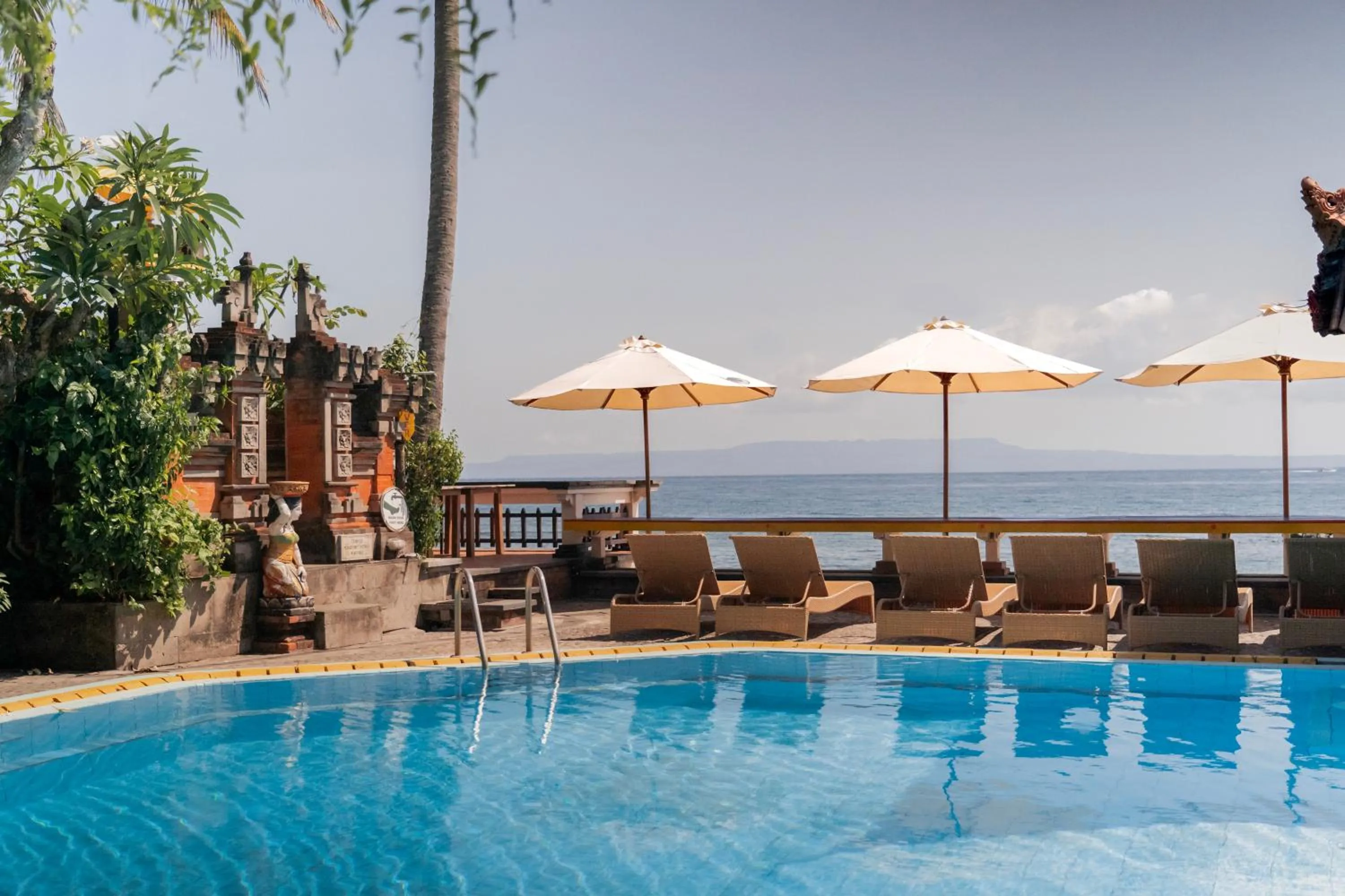 Pool view in Ashyana Candidasa Beach Resort