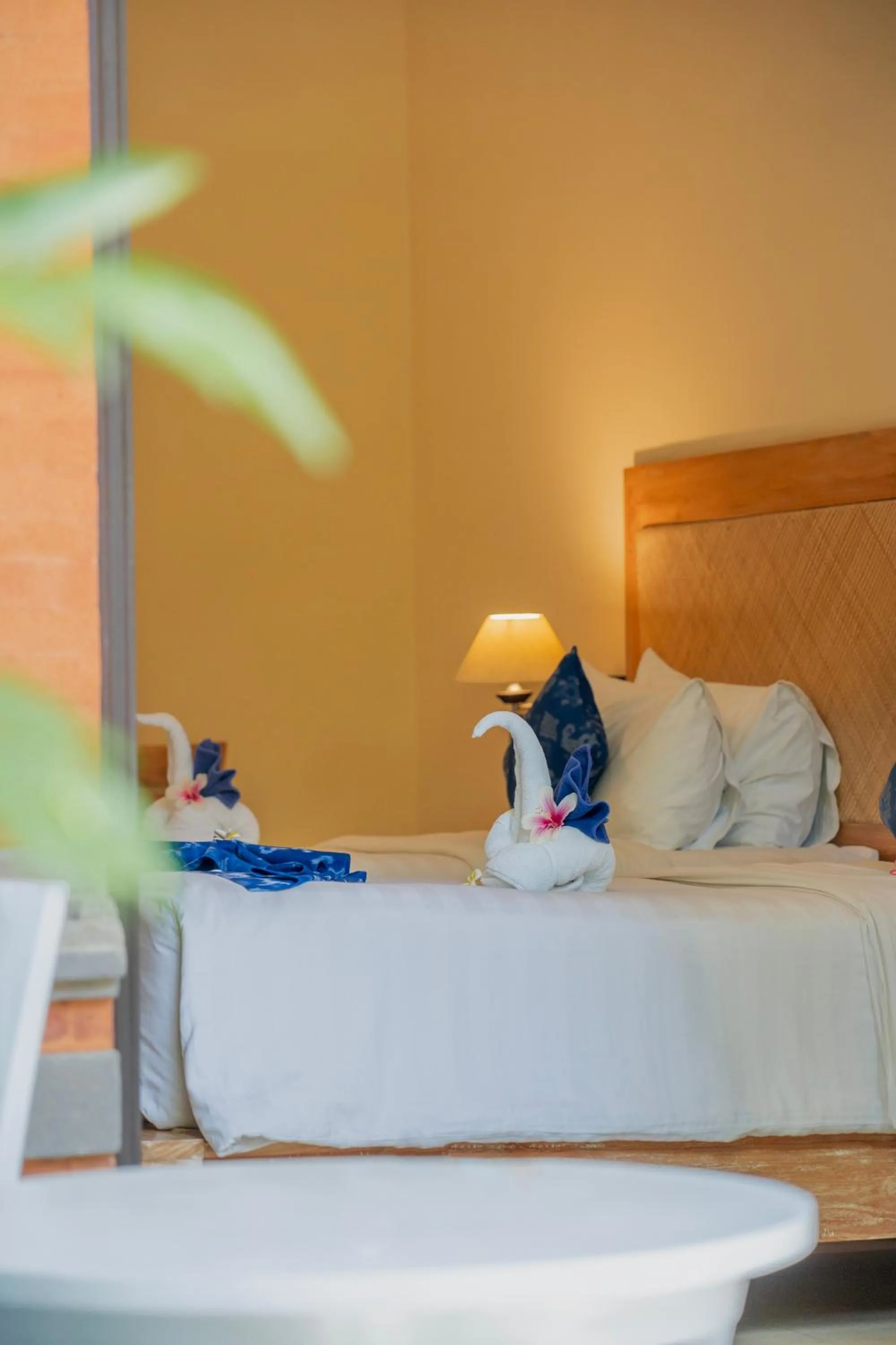 Bed in Ashyana Candidasa Beach Resort