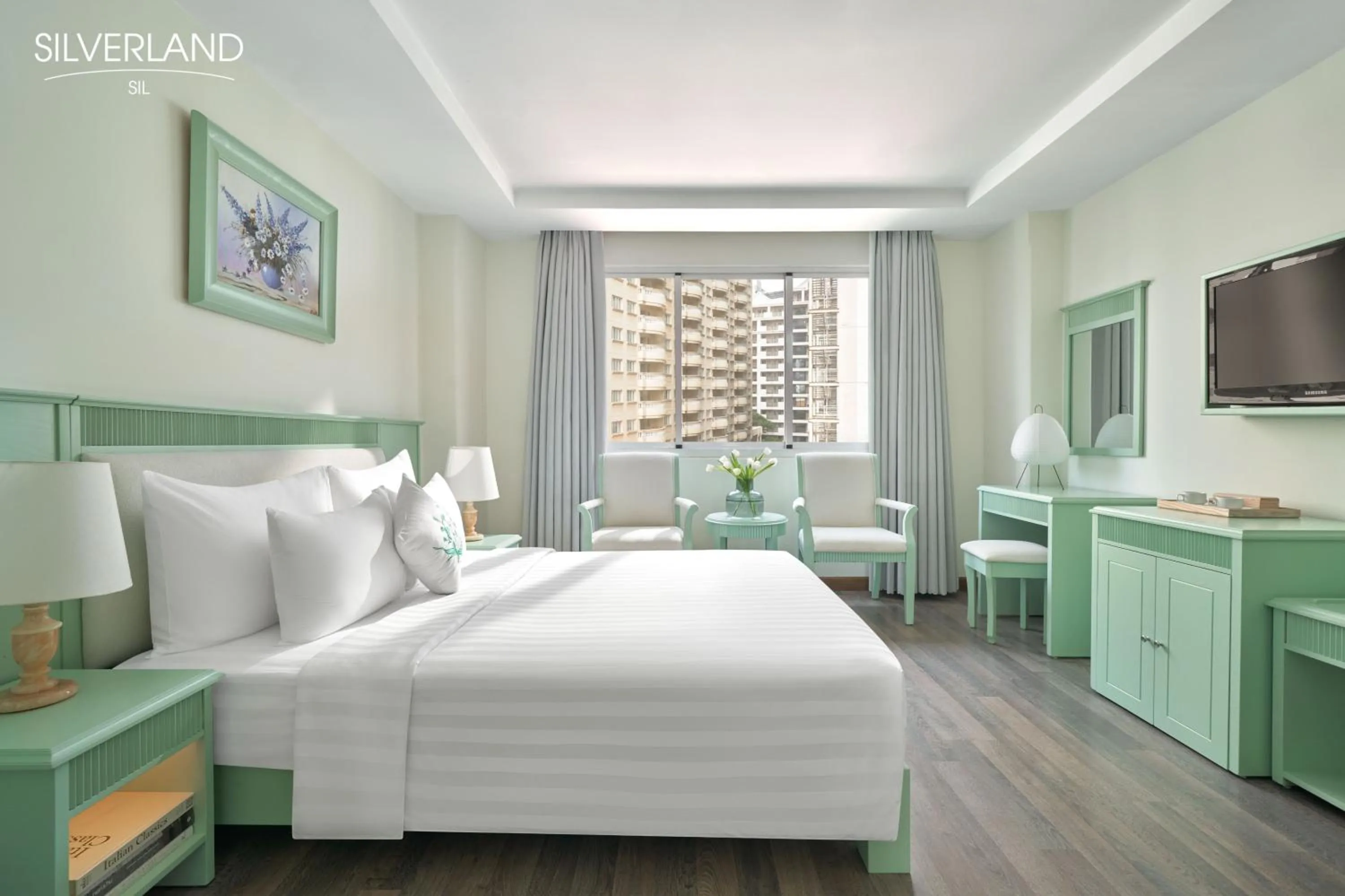 View (from property/room), Bed in Silverland Sil Hotel