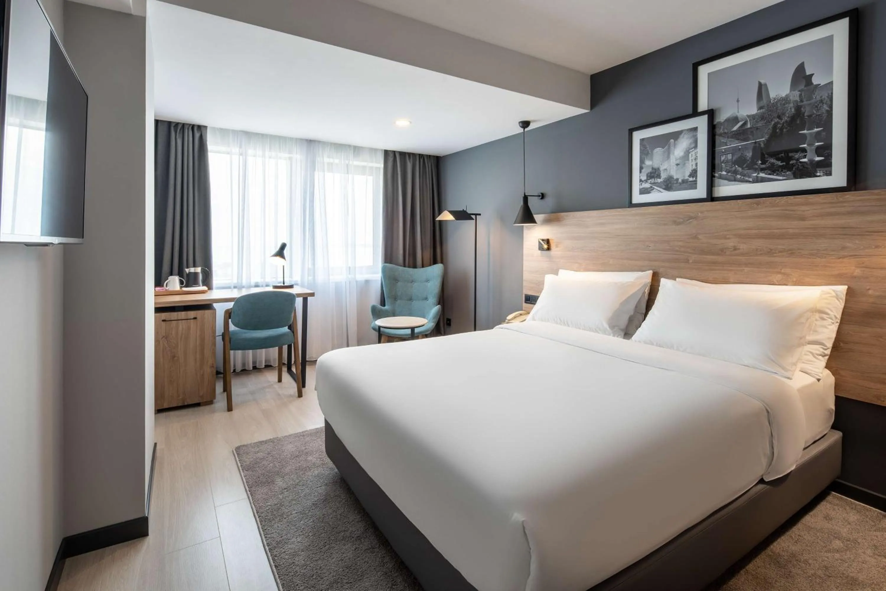 Bed in Radisson Hotel Baku