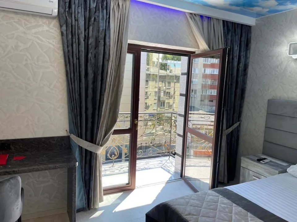 View (from property/room), Bed in Prestige apart-hotel