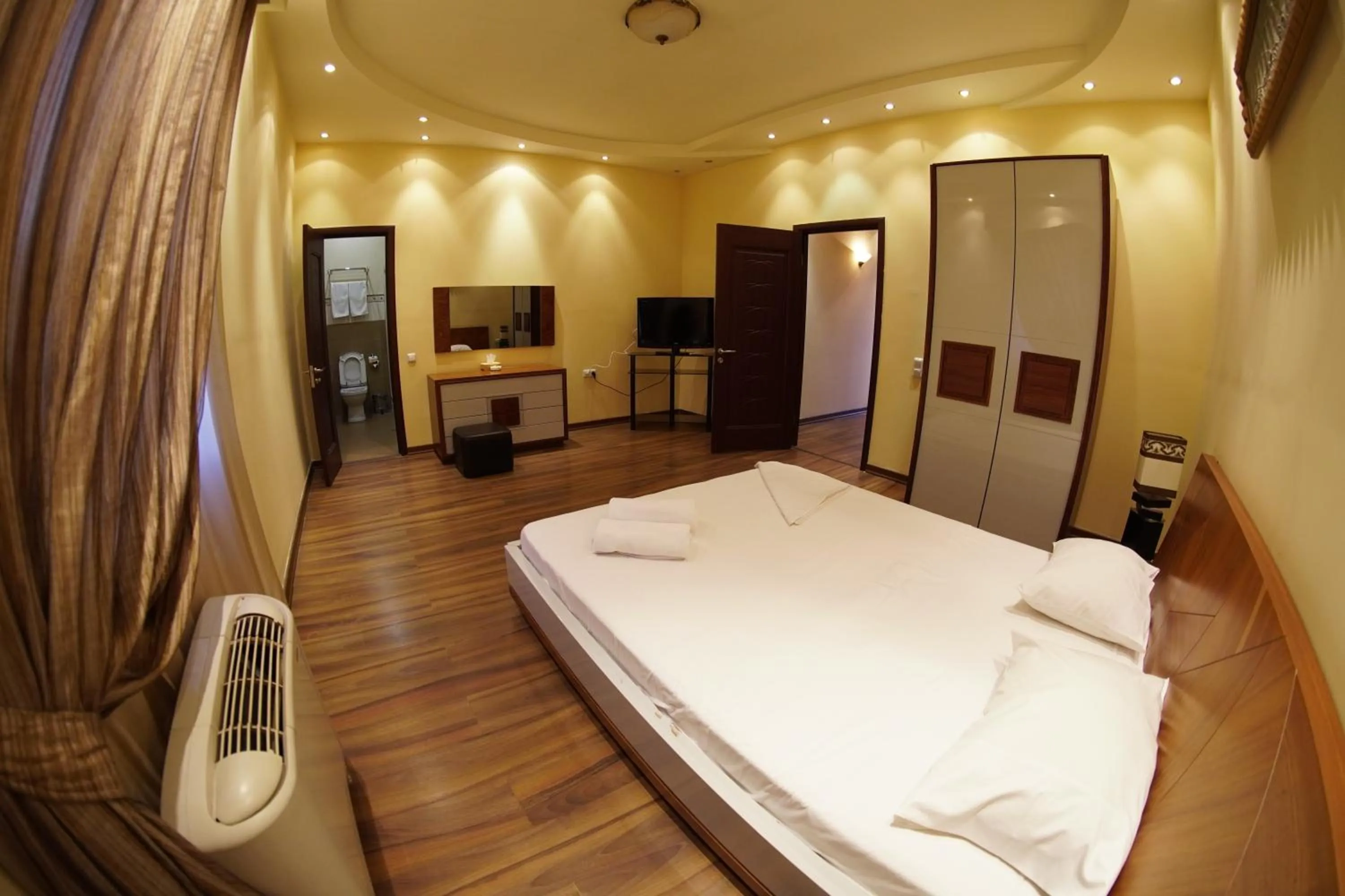 Bed in Aquapark Hotel & Villas