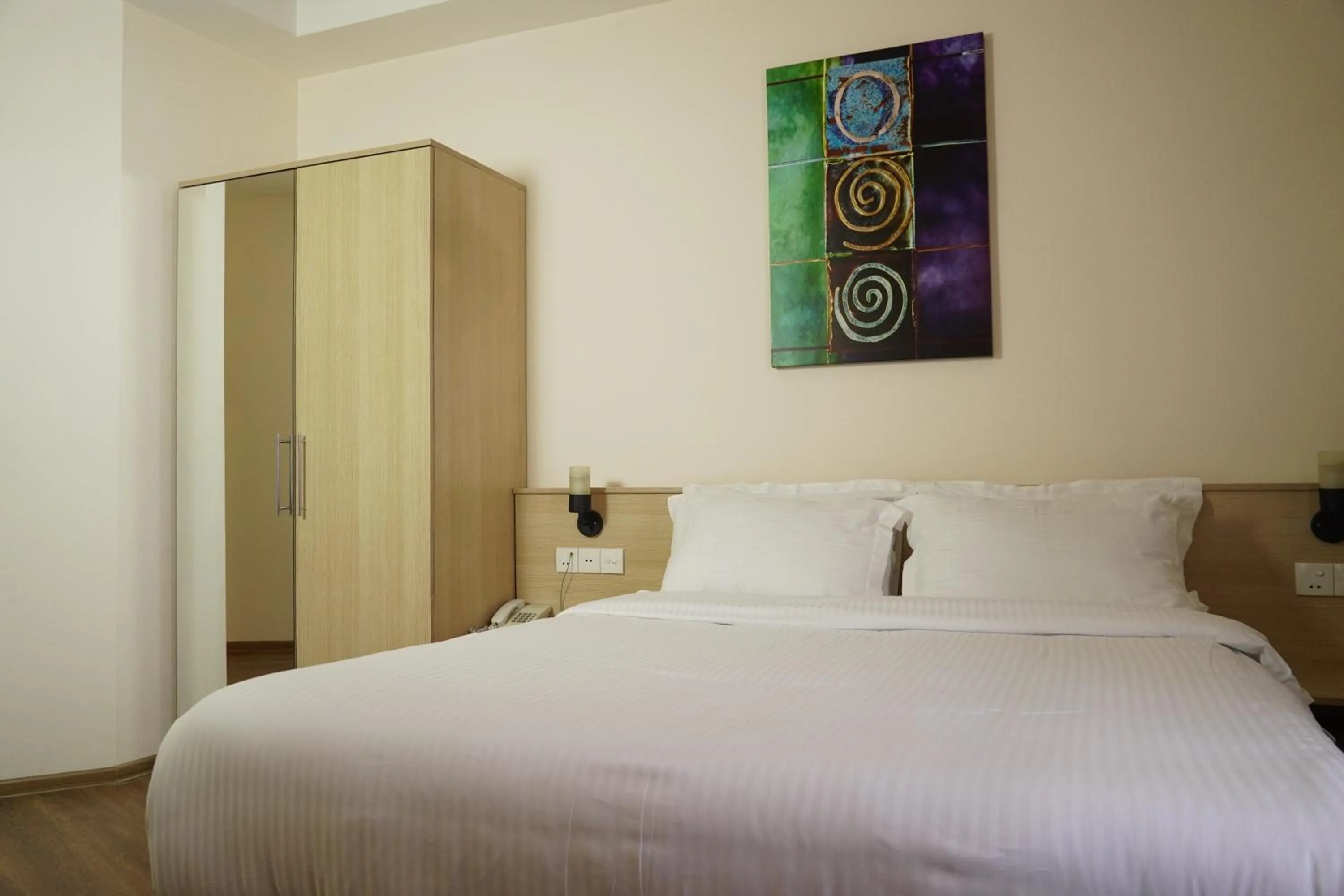 Bed in Aquapark Hotel & Villas