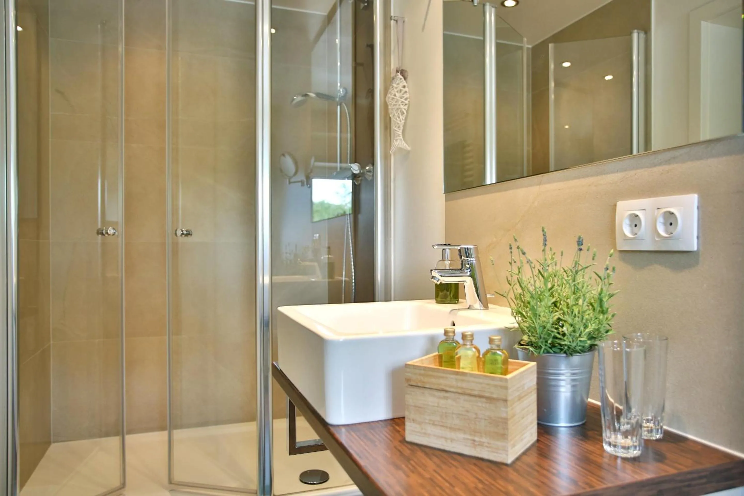 Bathroom in Bergers-Landgasthof