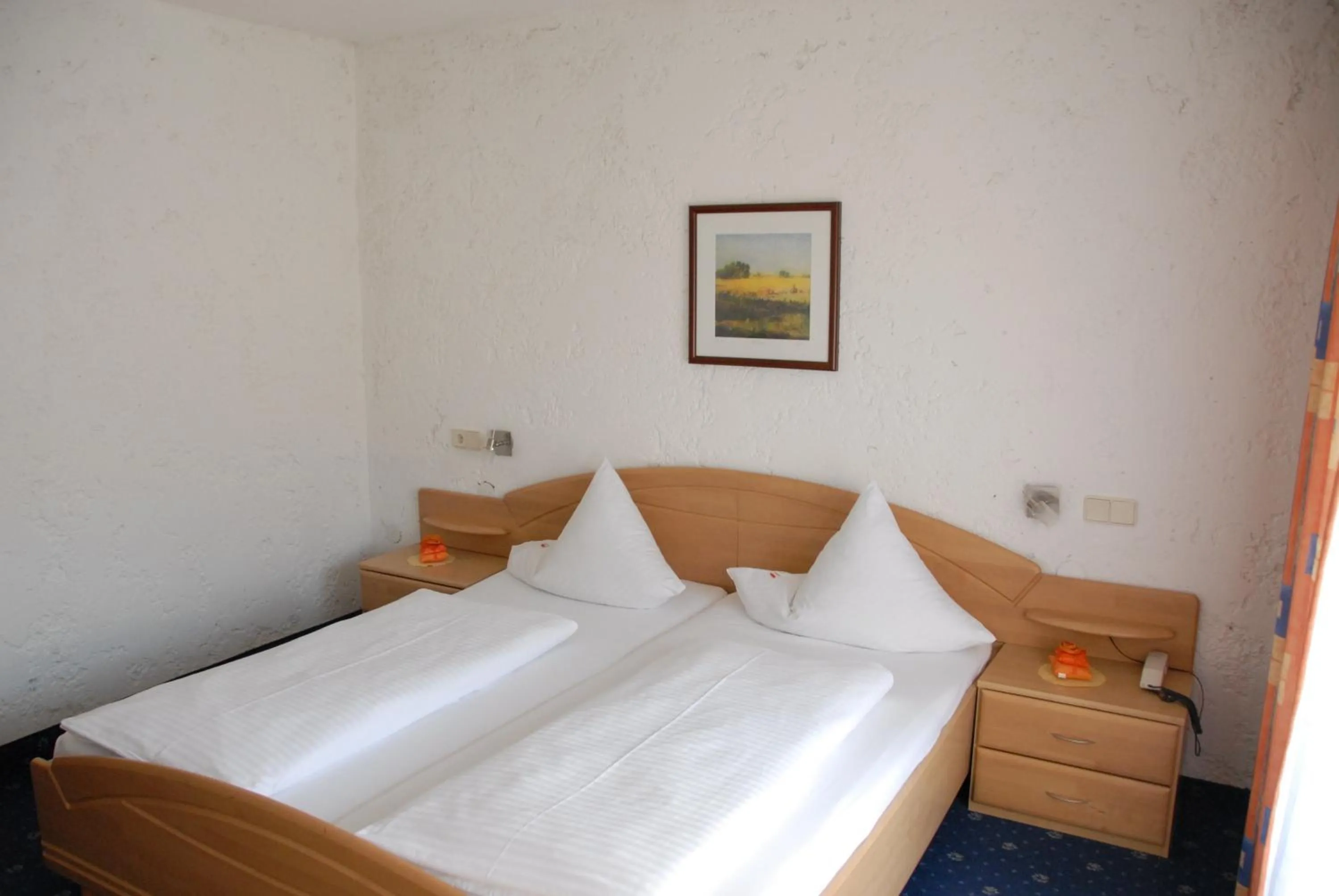 Bed in Hotel Edelweiss