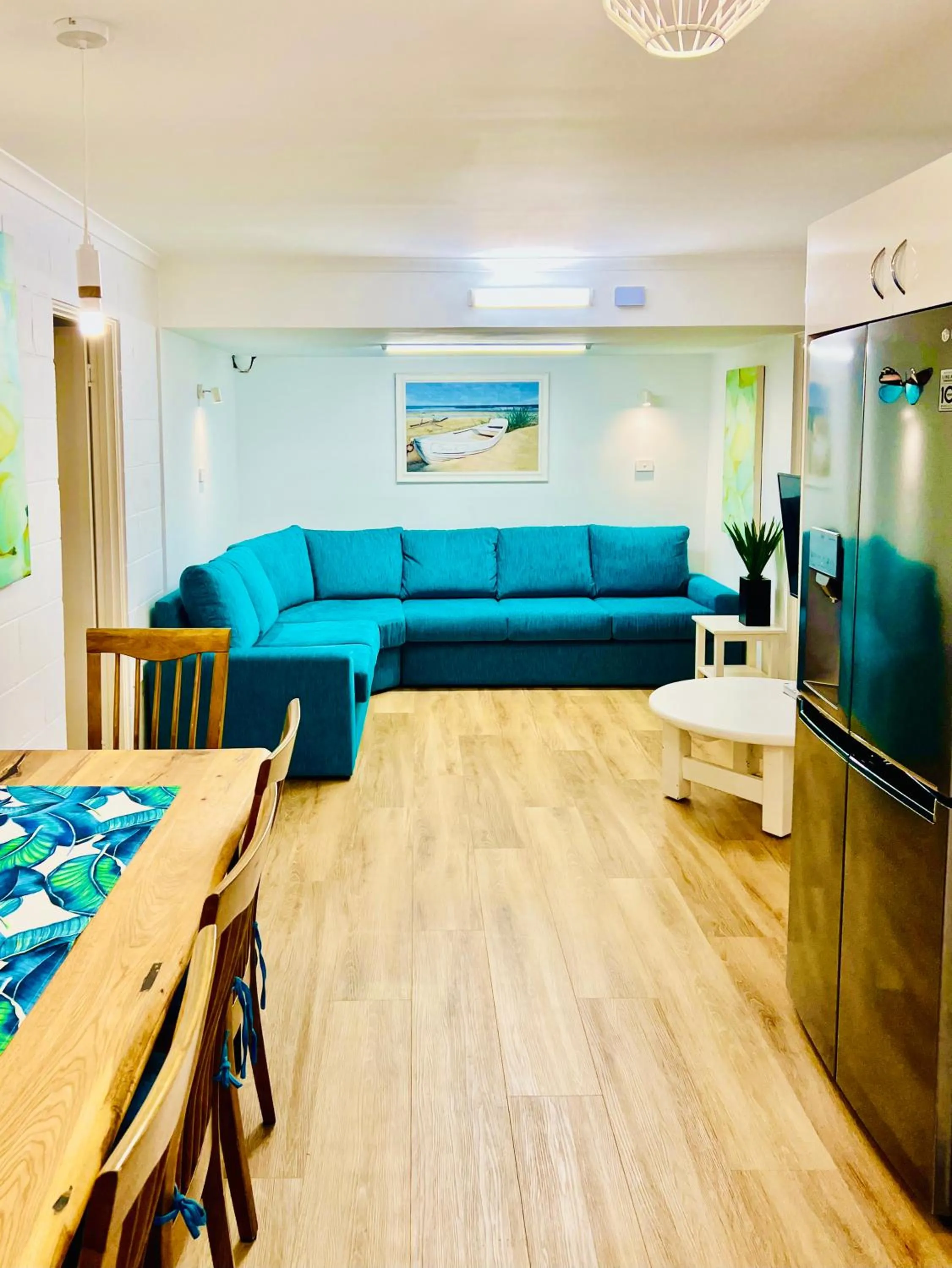 Kitchen or kitchenette in Blue River Apartments