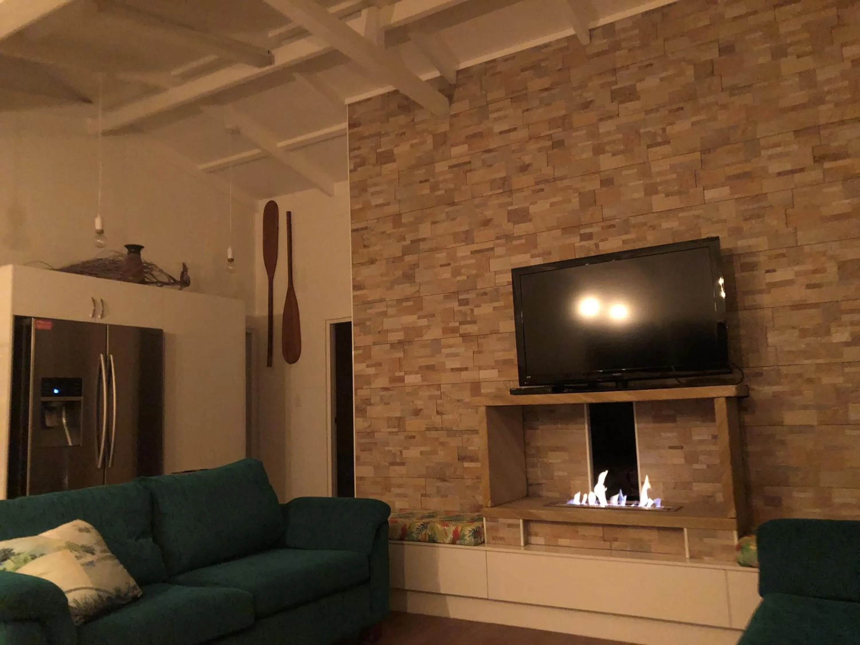 Living room in Blue River Apartments