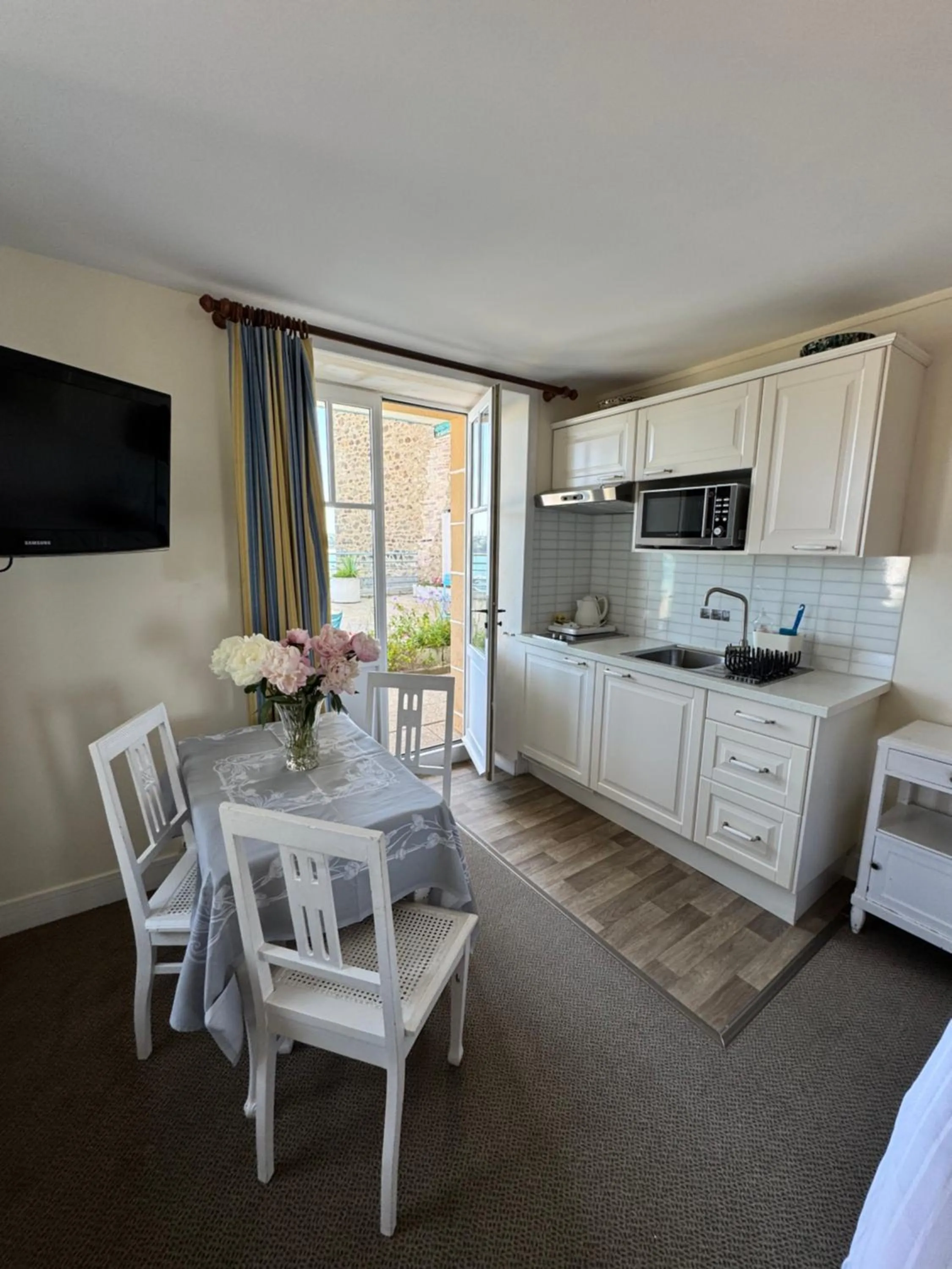 Sea view in Logis Hôtel Restaurant le Printania