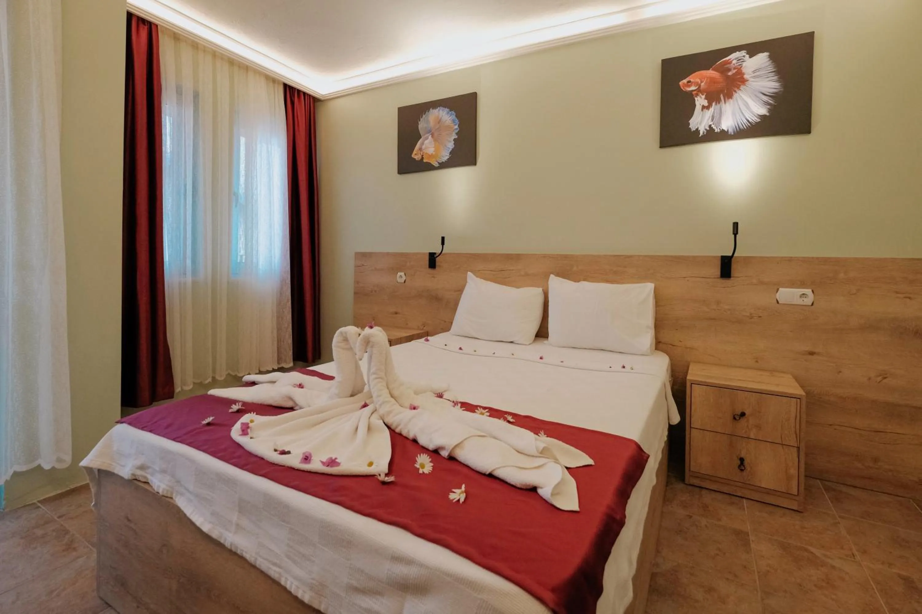 Bed in Tunacan Hotel