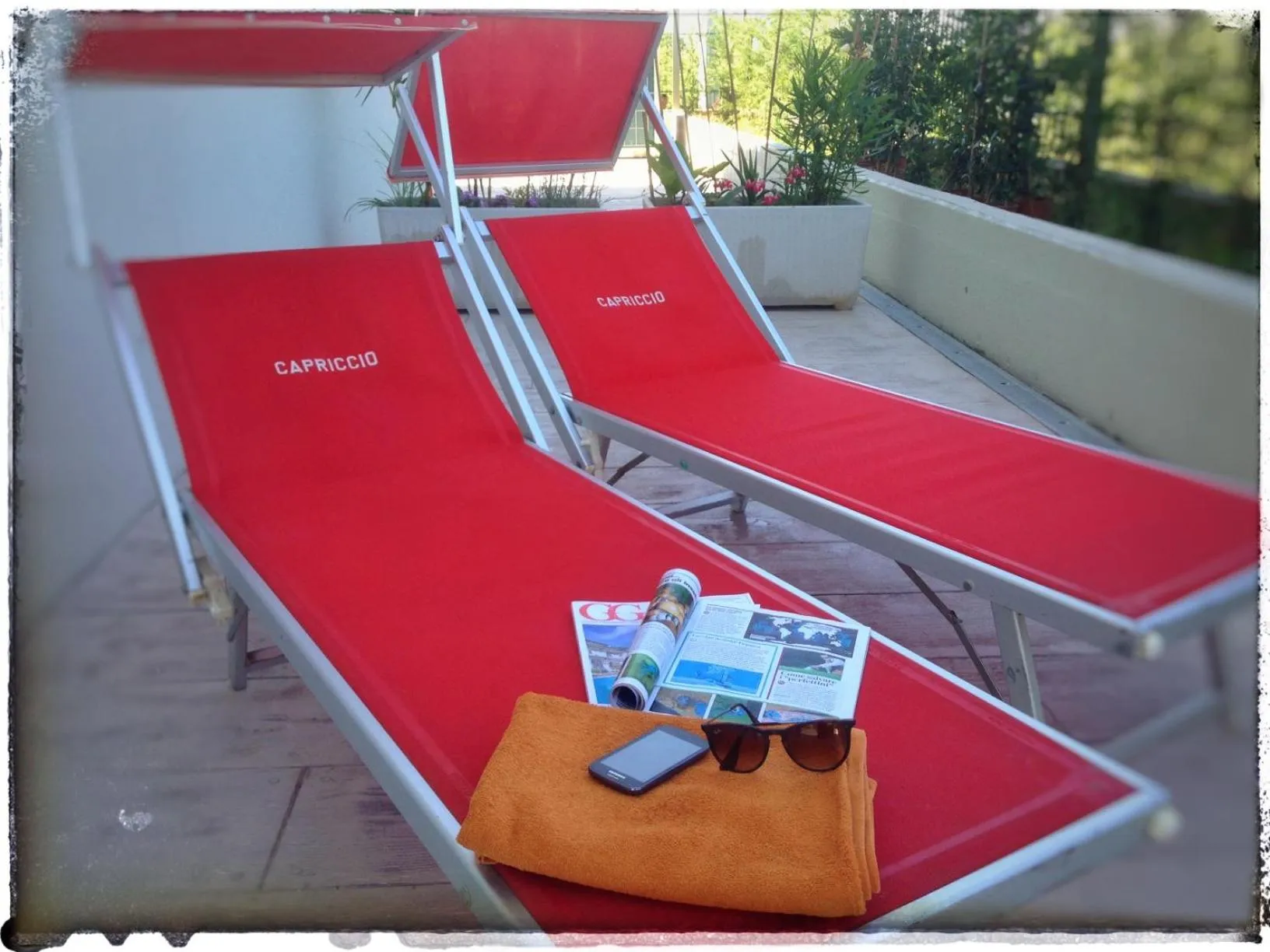 Patio in Incanto di Luna Hotel