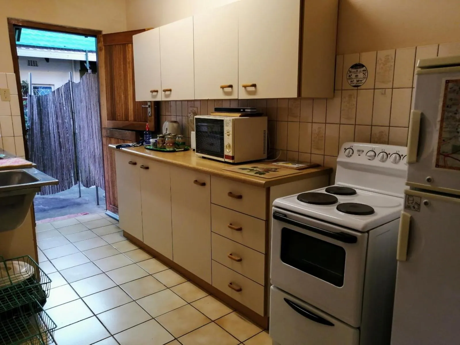 Kitchen or kitchenette in Bell Park Self Catering