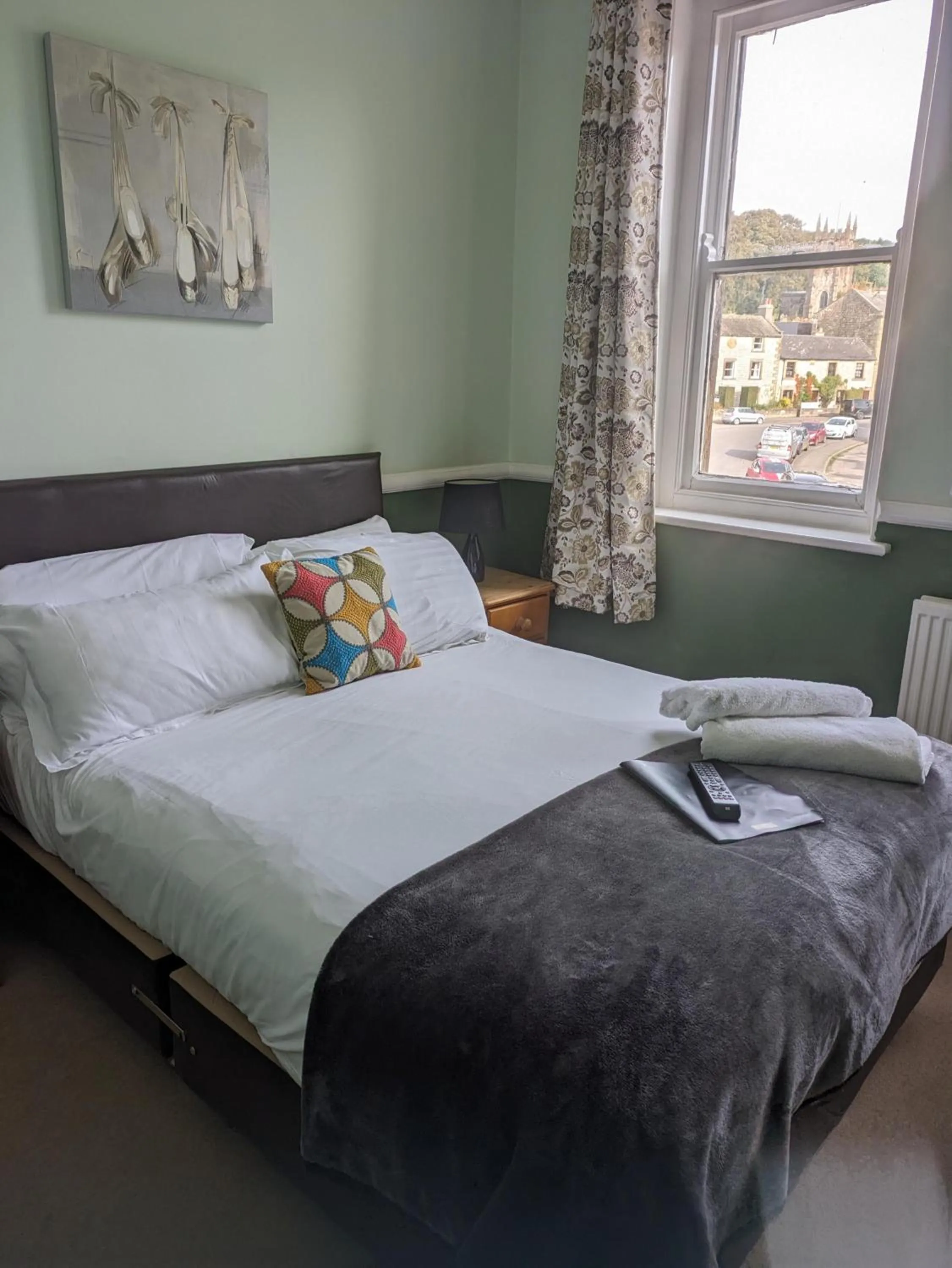 Bed in Charles Cotton Hotel