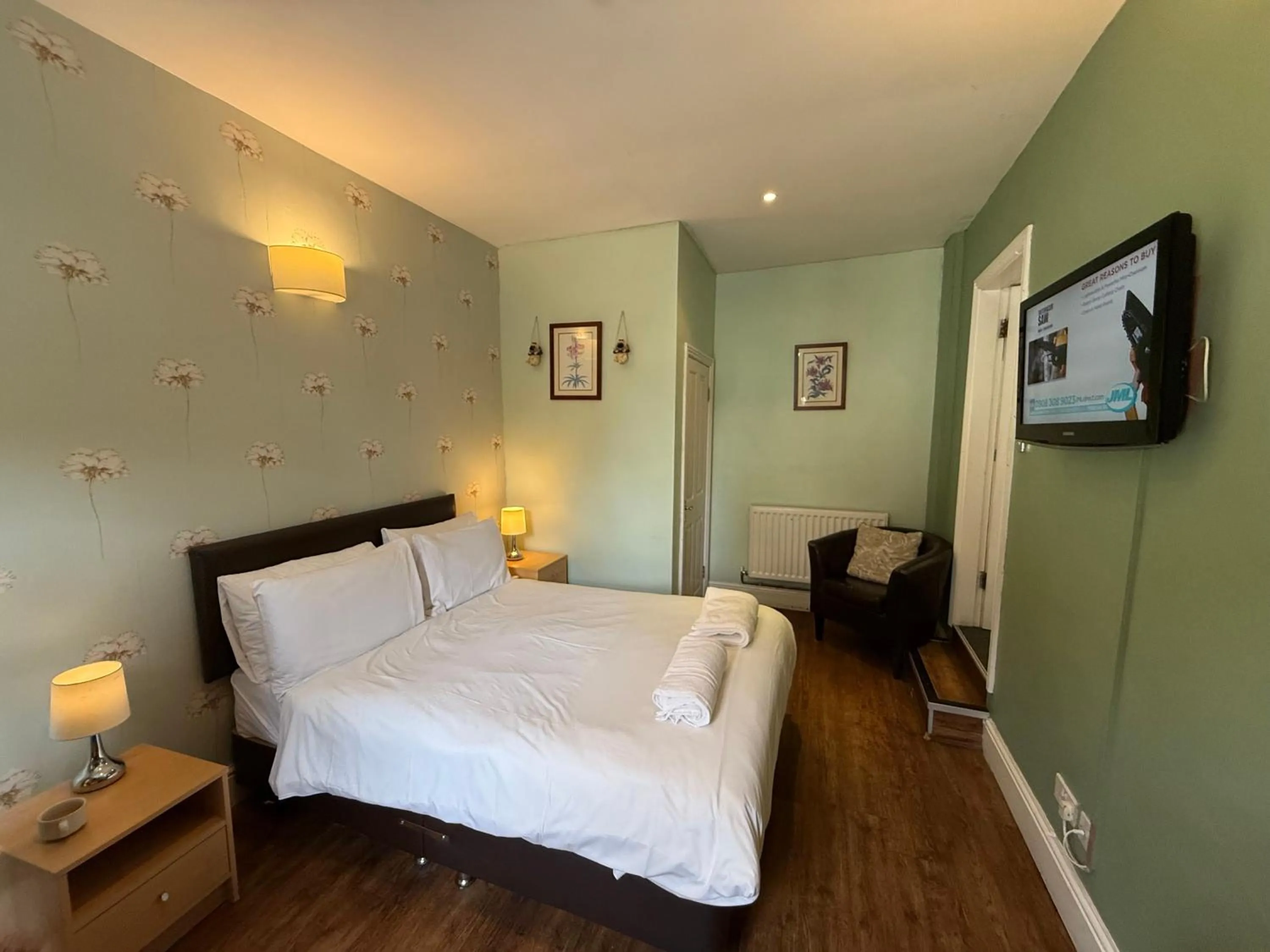 Bed in Charles Cotton Hotel