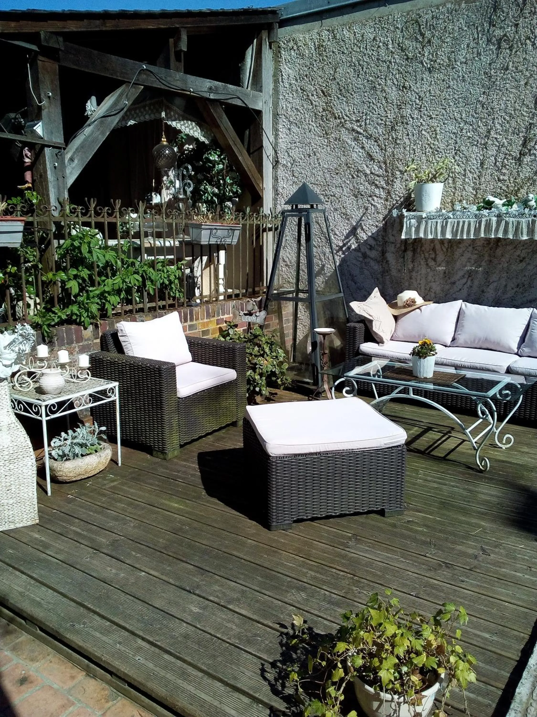 Garden in La Maison d'Hocquincourt