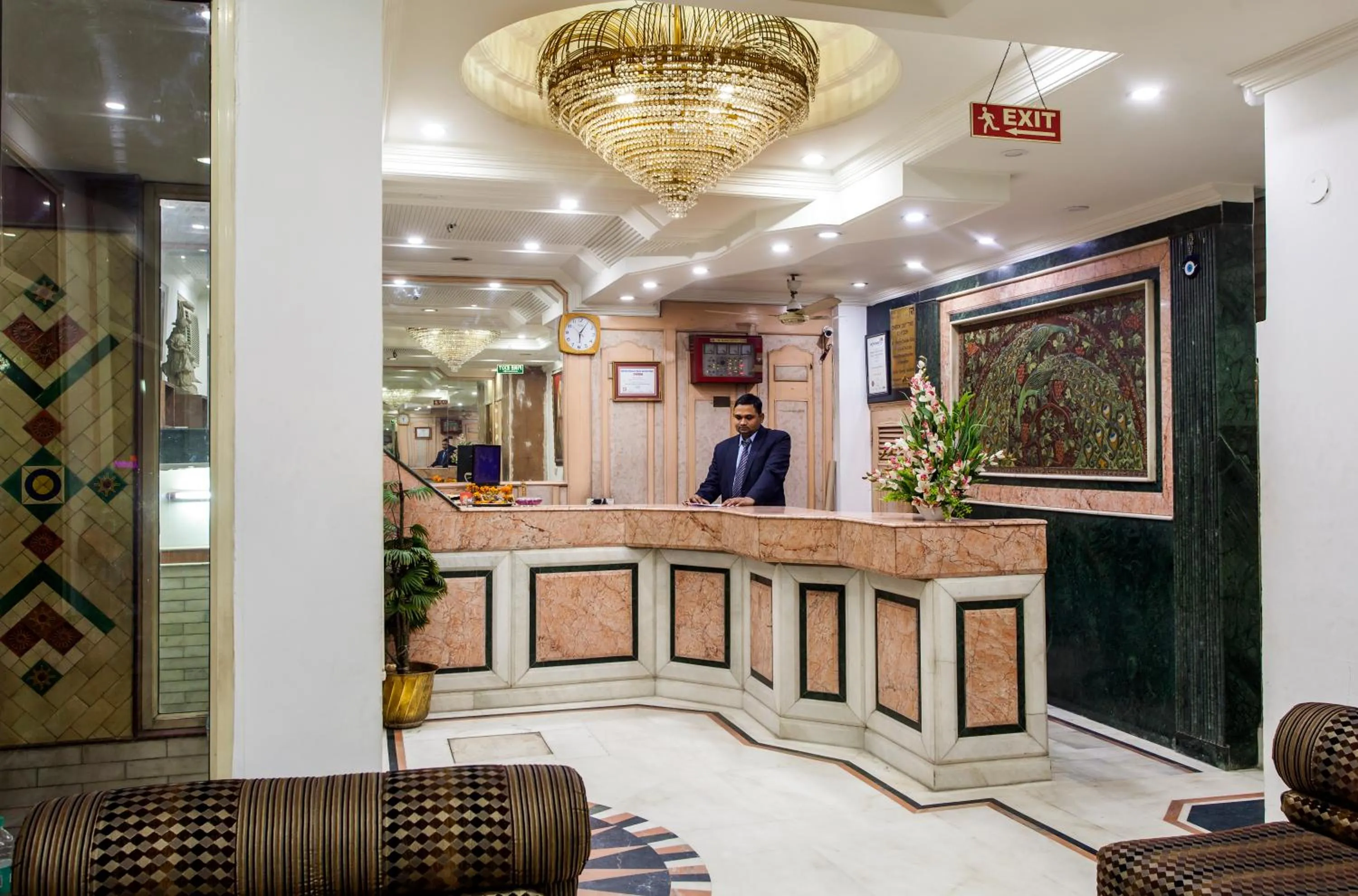 Lobby or reception in Hotel Sunstar Residency