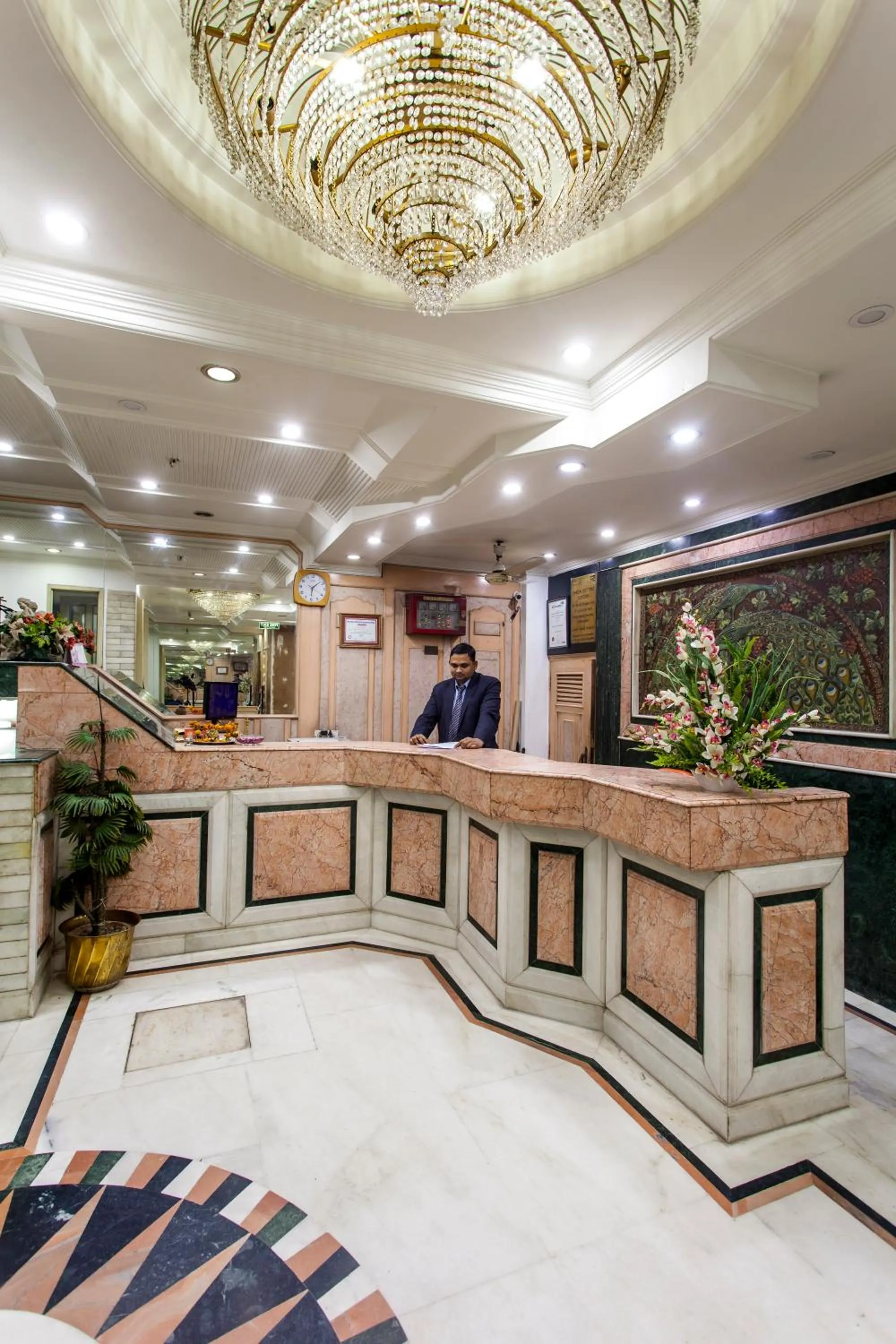 Lobby or reception in Hotel Sunstar Residency