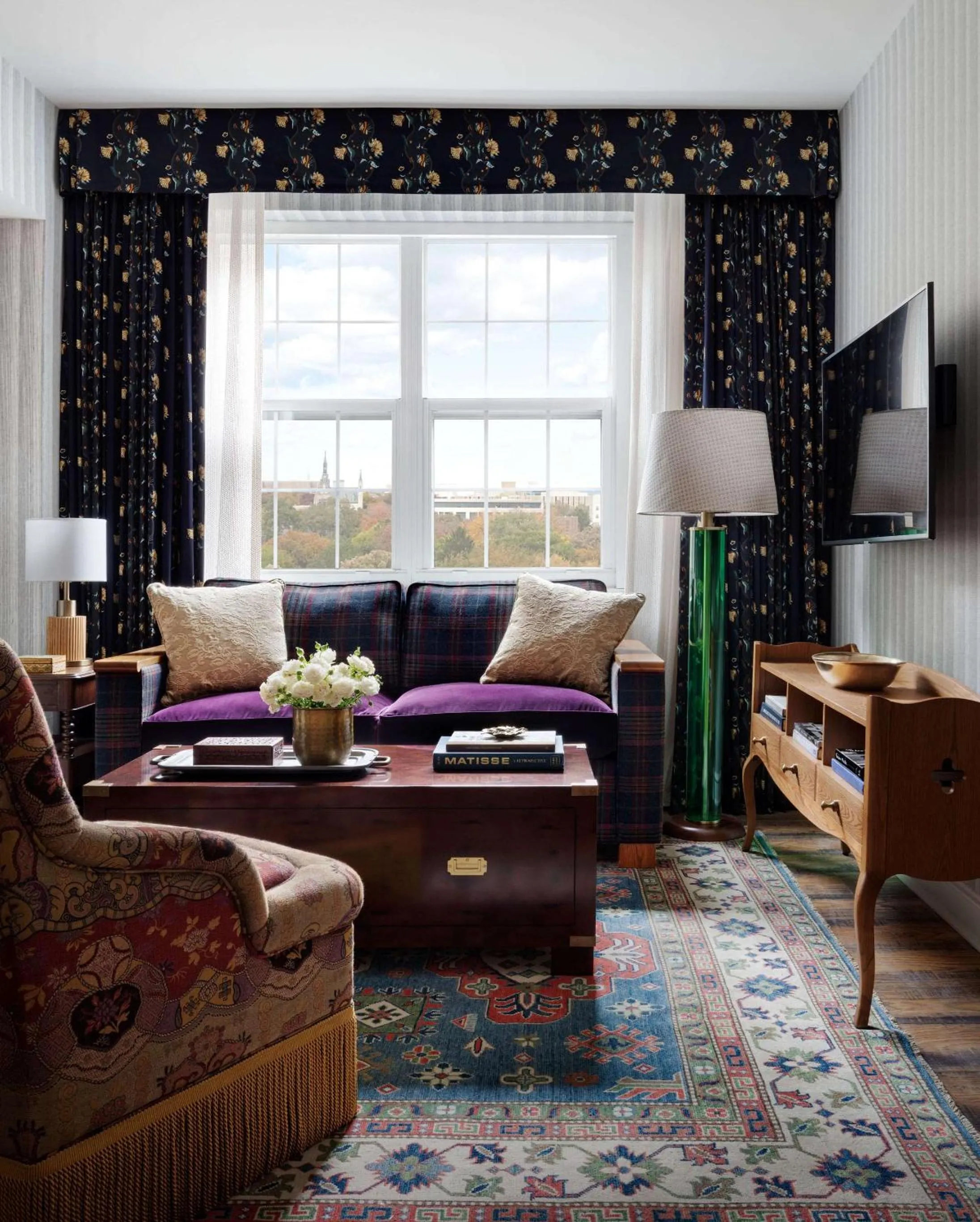 Living room in Graduate by Hilton Evanston