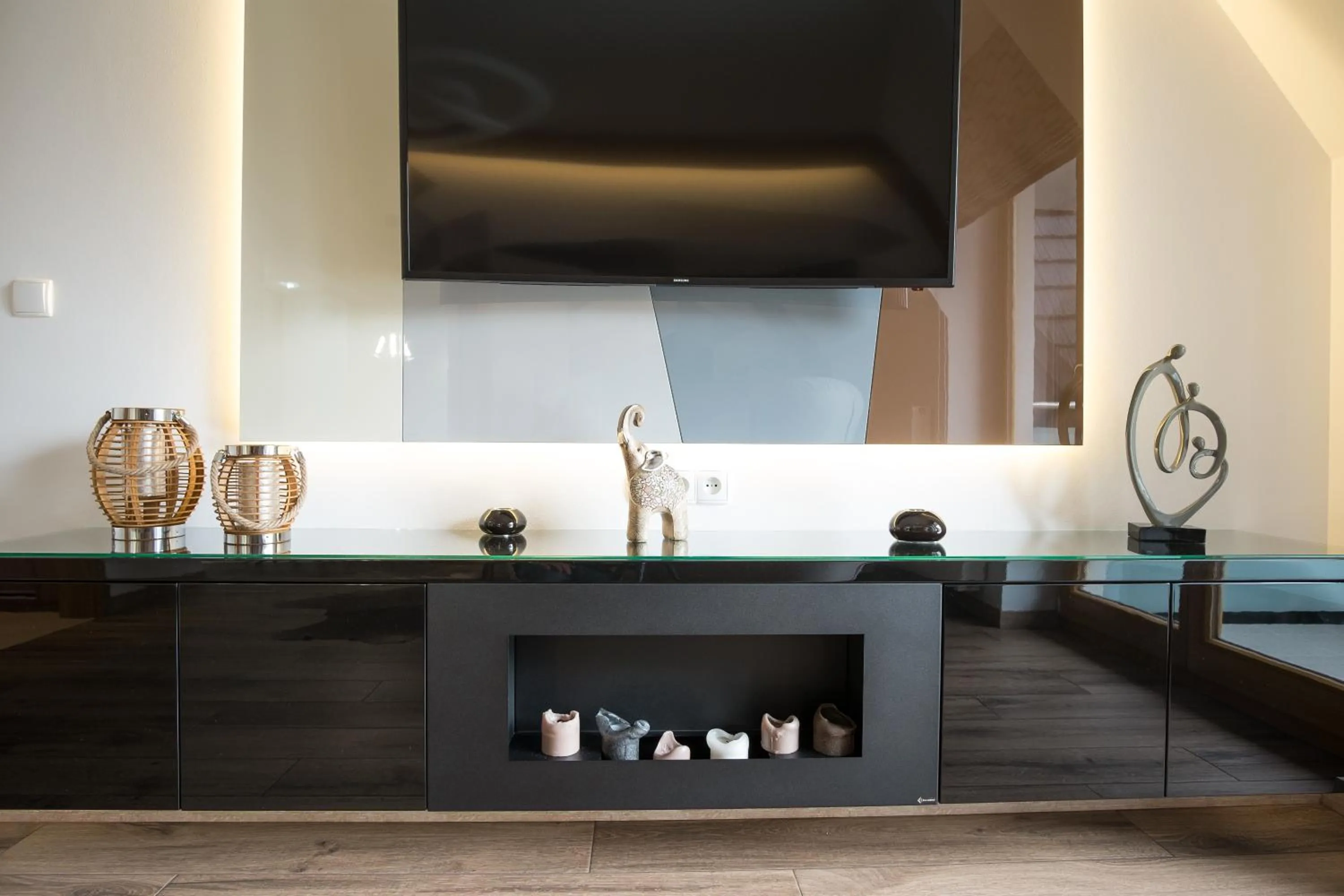 Communal lounge/ TV room in Apart-Center Sienkiewicza