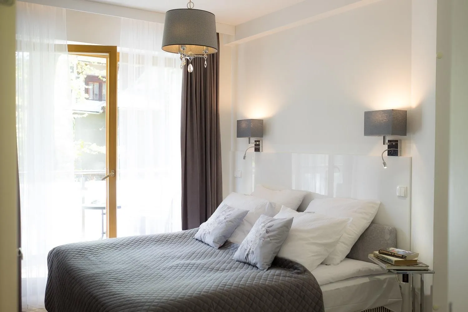Photo of the whole room, Bed in Apart-Center Sienkiewicza