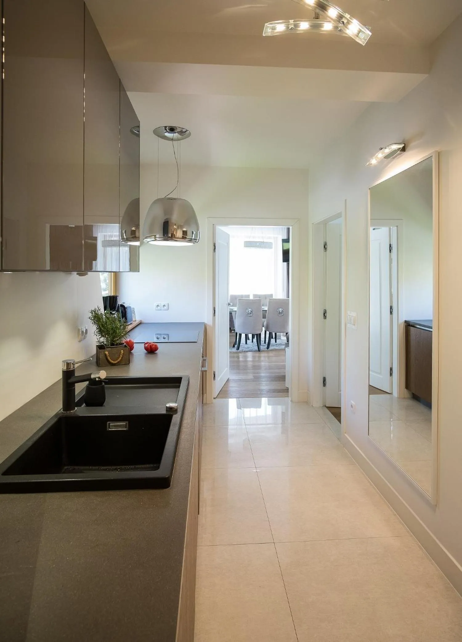 Kitchen or kitchenette in Apart-Center Sienkiewicza