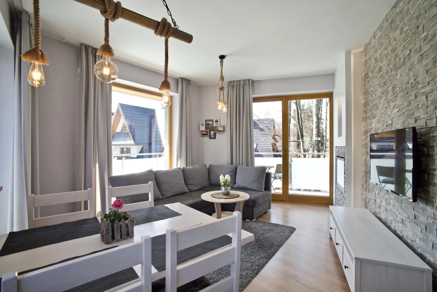 Living room in Apart-Center Sienkiewicza