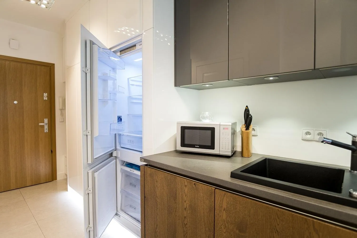 Kitchen or kitchenette in Apart-Center Sienkiewicza