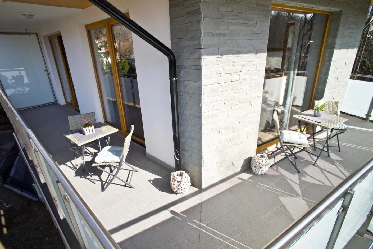 Balcony/Terrace in Apart-Center Sienkiewicza