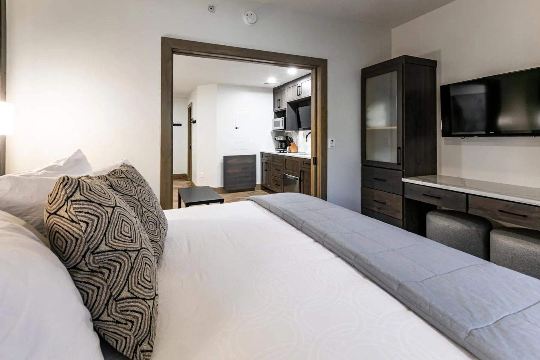 Bed in Condos at Canyons Resort by White Pines