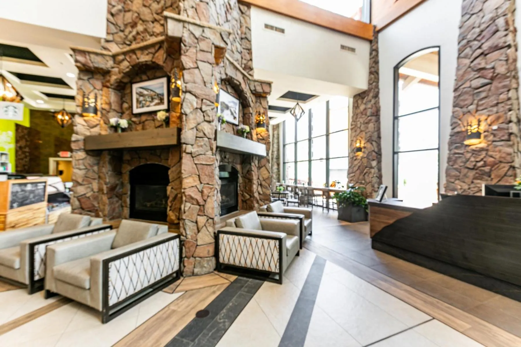 Lobby or reception in Condos at Canyons Resort by White Pines